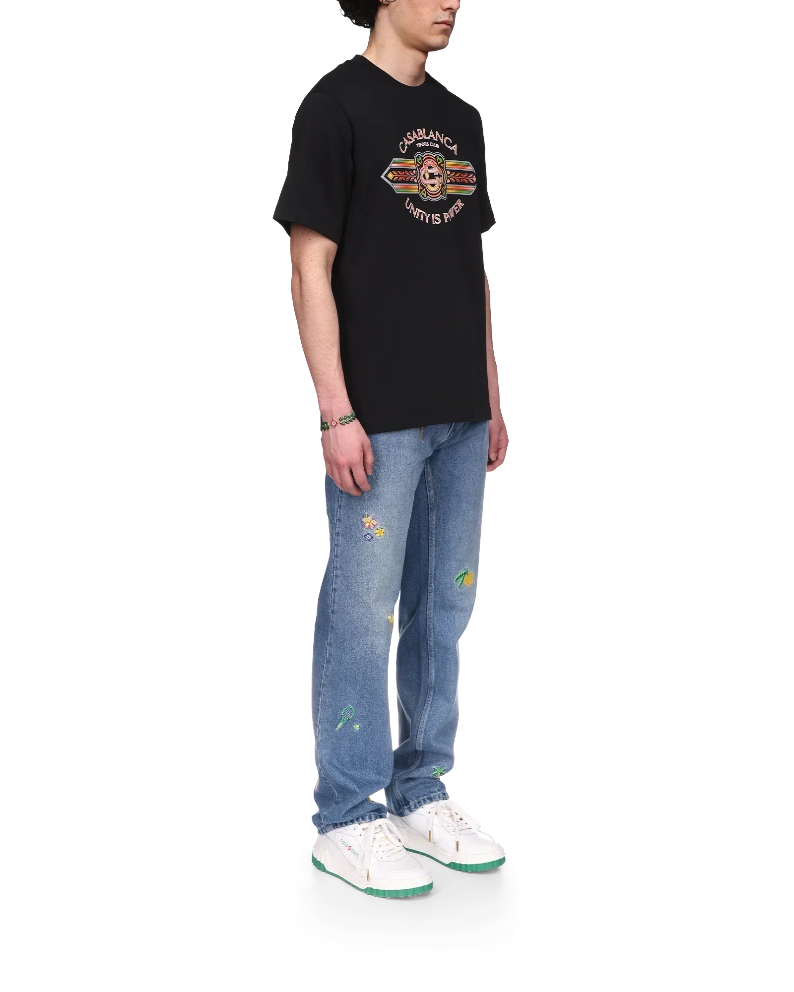 Unity Is Power Short Sleeve T-Shirt | Casablanca Paris | Image 5