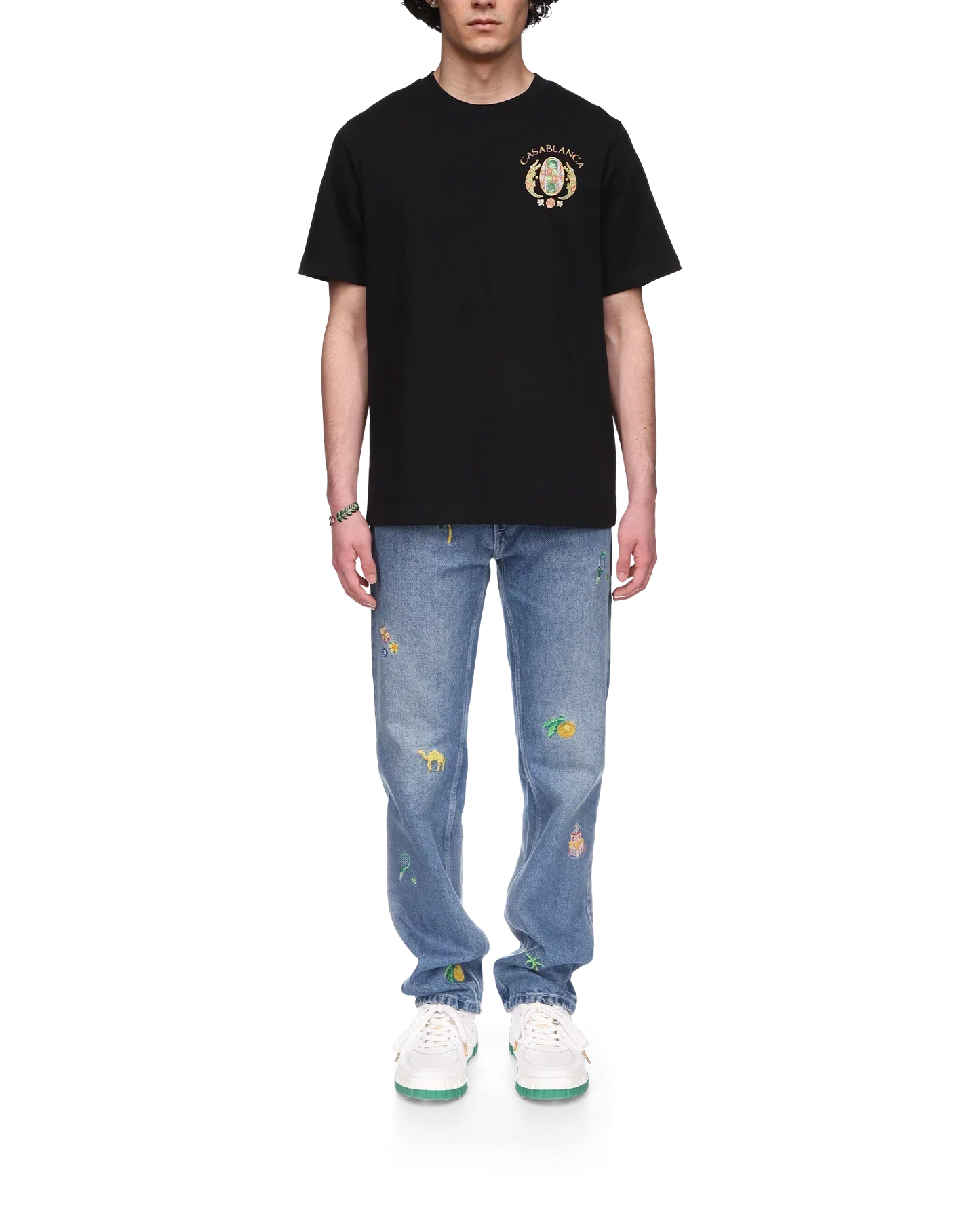 Joyaux D'Afrique Tennis Club Short Sleeve T-Shirt | Casablanca Paris | Image 2