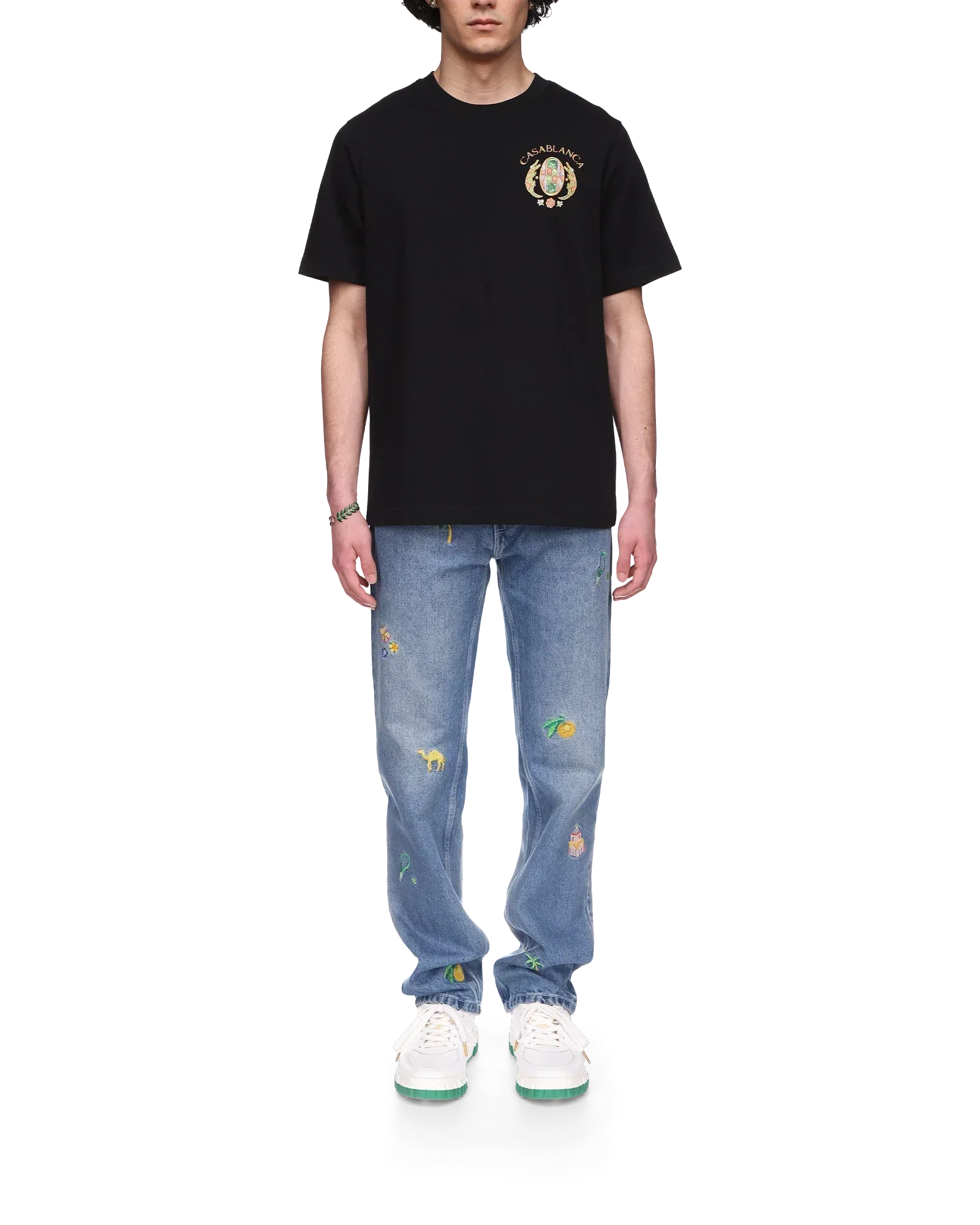 Joyaux D'Afrique Tennis Club Short Sleeve T-Shirt | Casablanca Paris | Image 2