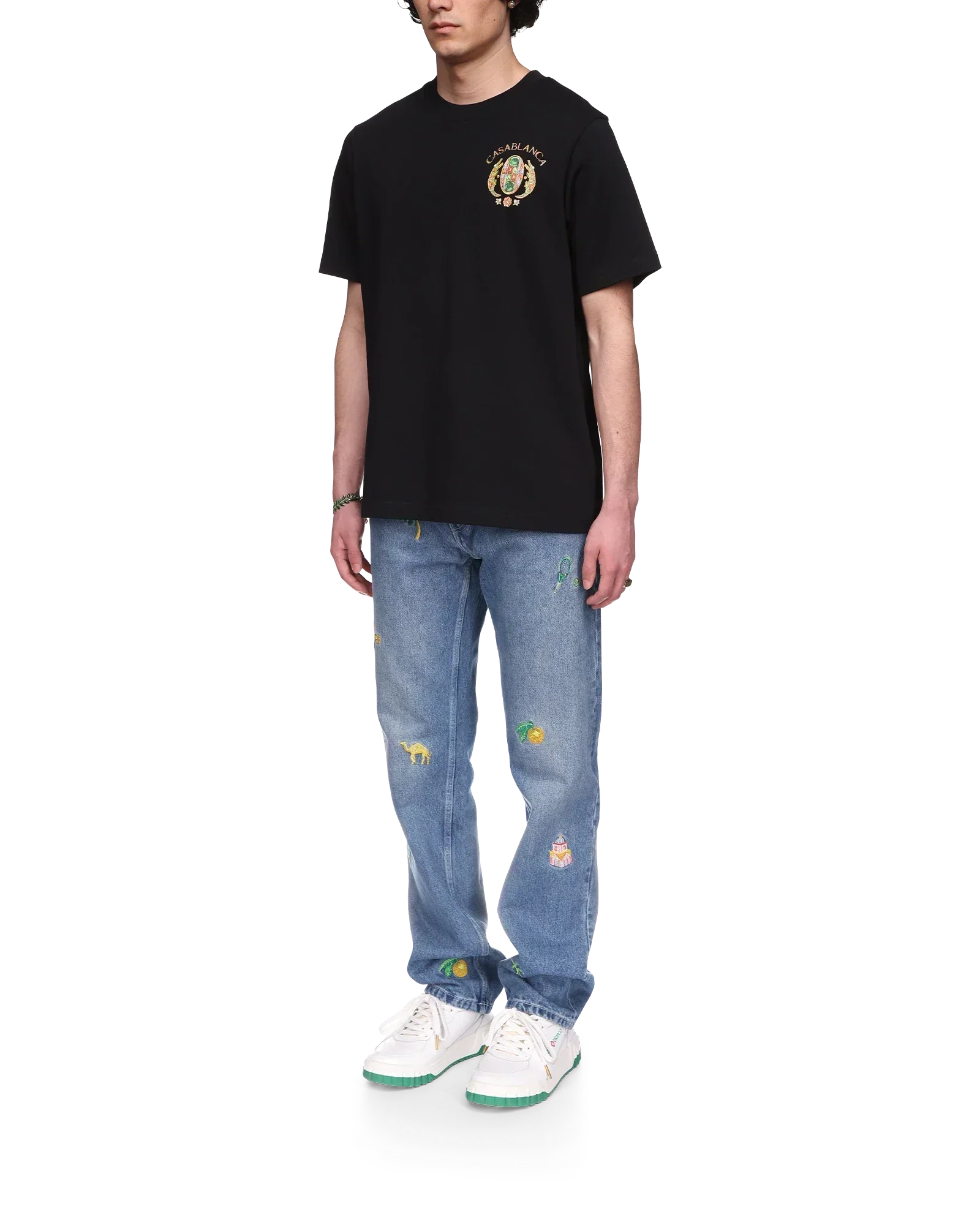 Joyaux D'Afrique Tennis Club Short Sleeve T-Shirt | Casablanca Paris | Image 5