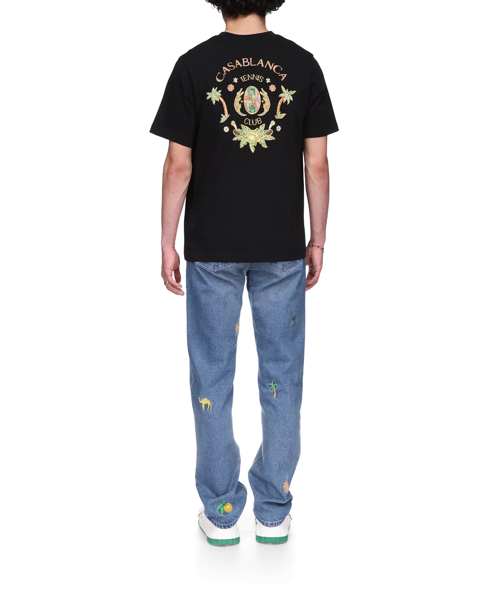 Joyaux D'Afrique Tennis Club Short Sleeve T-Shirt | Casablanca Paris | Image 3