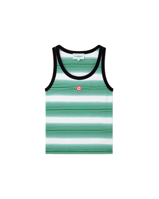 Gradient Stripe Ringer Tank Top | Casablanca Paris | Image 1