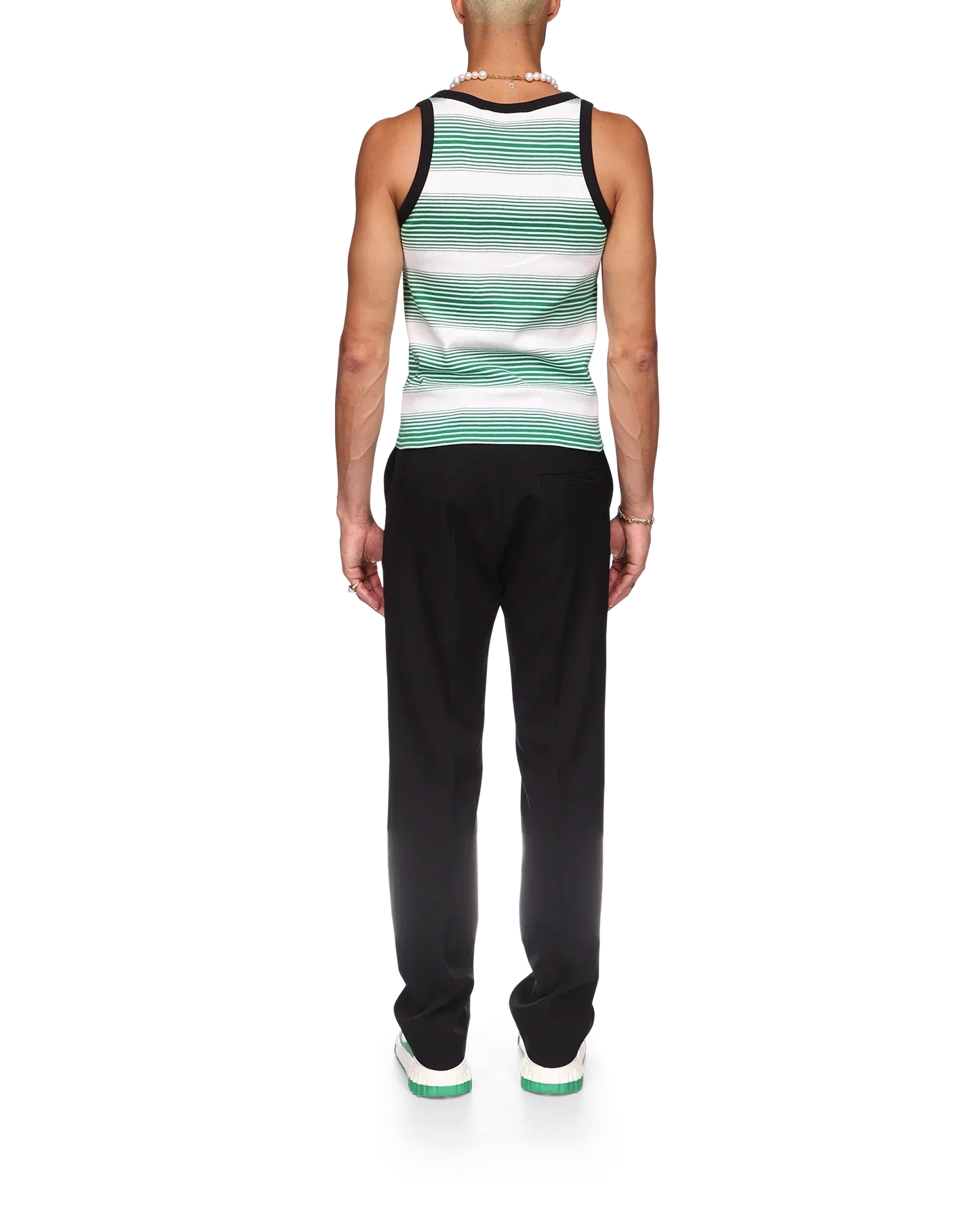 Gradient Stripe Ringer Tank Top | Casablanca Paris | Image 4