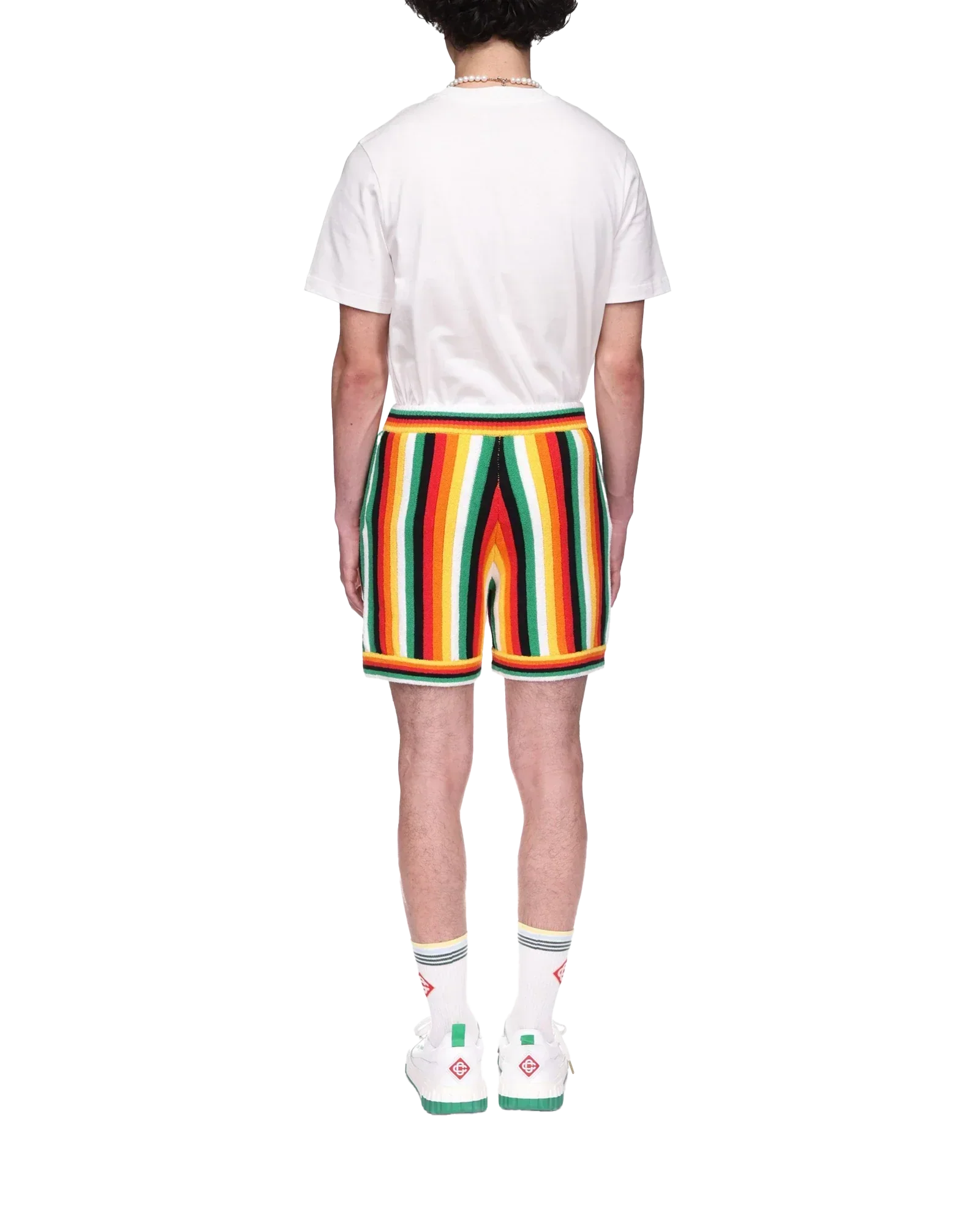 Striped Towelling Shorts | Casablanca Paris | Image 4
