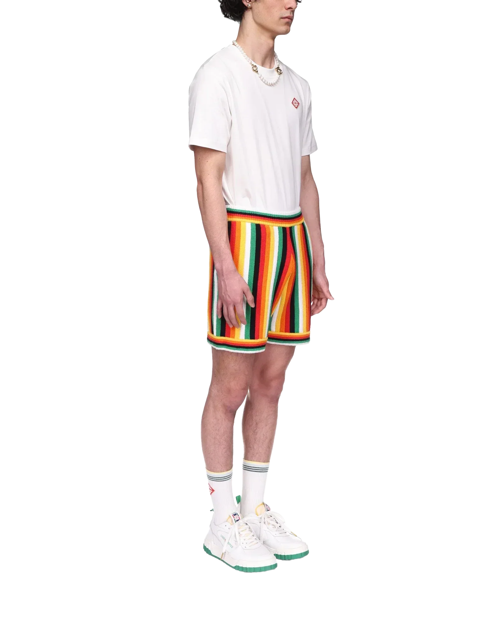 Striped Towelling Shorts | Casablanca Paris | Image 5