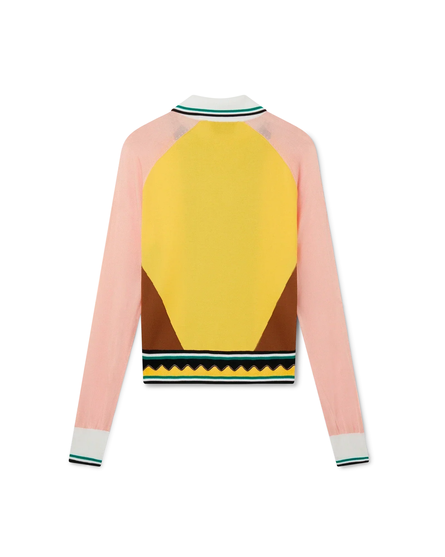 Graphic Panelled Polo Shirt | Casablanca Paris | Image 2