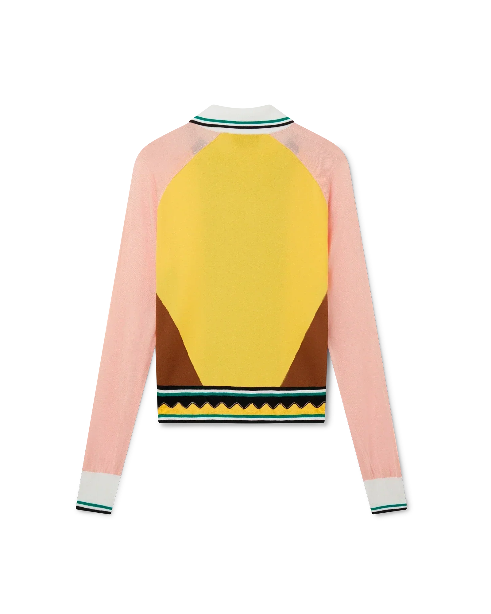 Graphic Panelled Polo Shirt | Casablanca Paris | Image 2