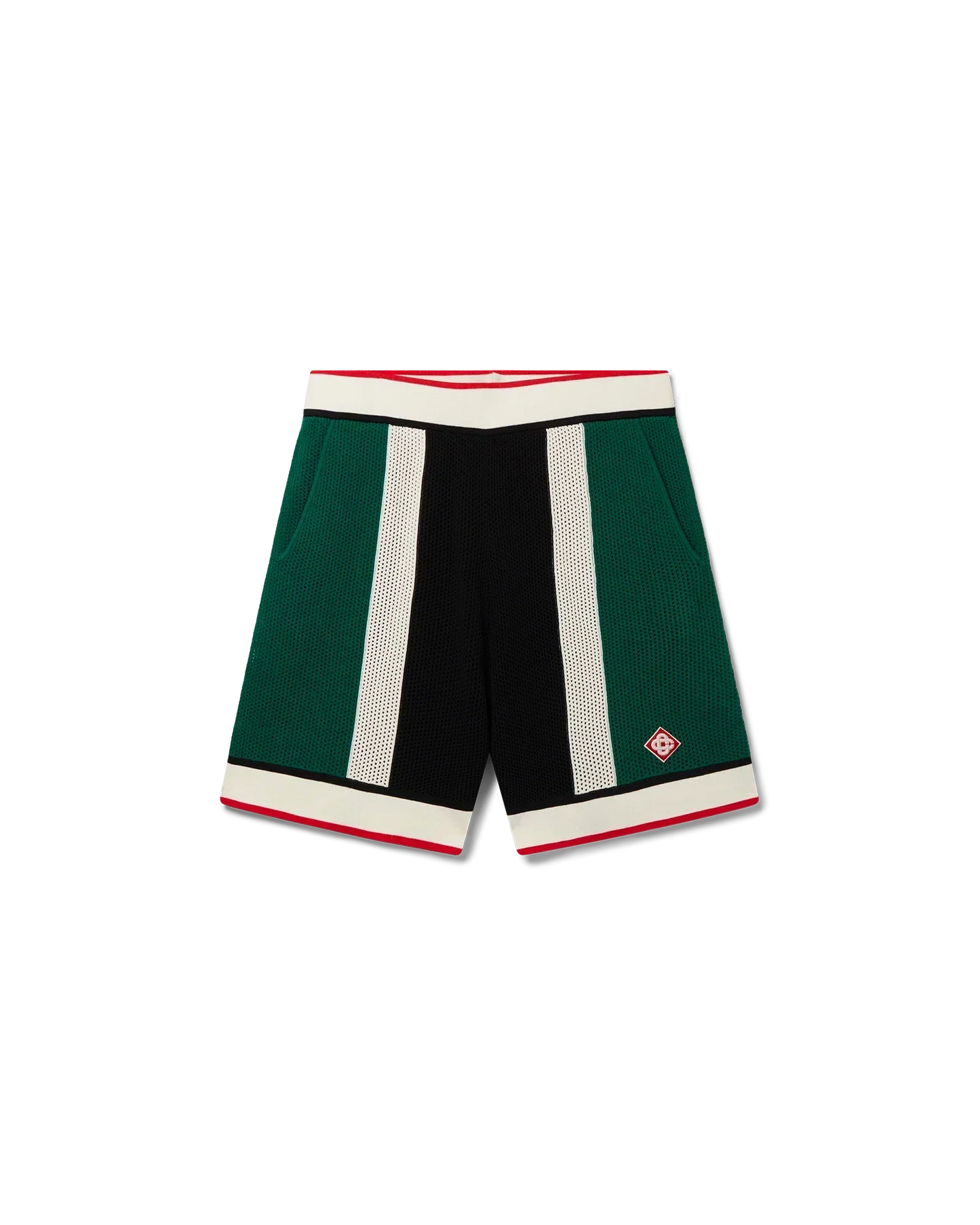 Striped Mesh Shorts | Casablanca Paris | Image 1