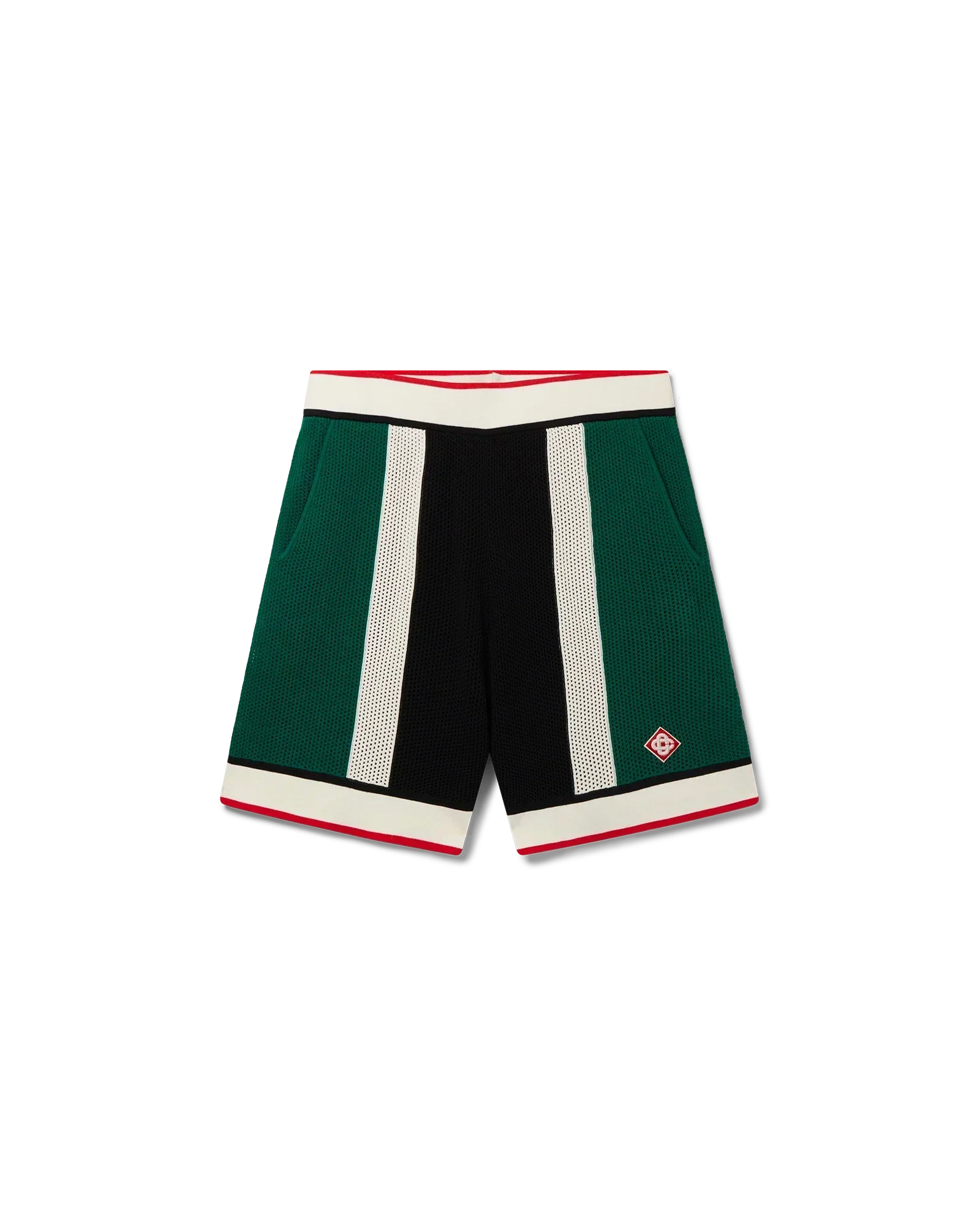 Striped Mesh Shorts | Casablanca Paris | Image 1