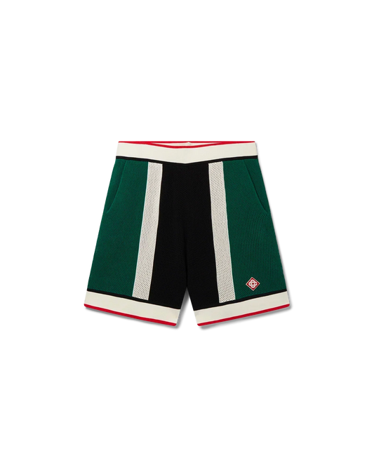 Striped Mesh Shorts | Casablanca Paris | Image 1