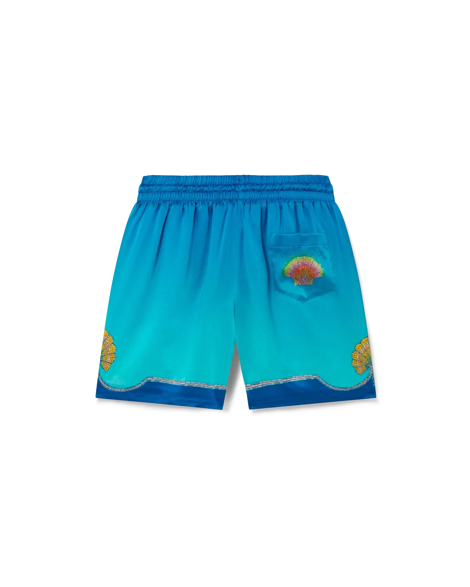 Coquillage Coloré Silk Shorts | Casablanca Paris | Image 2
