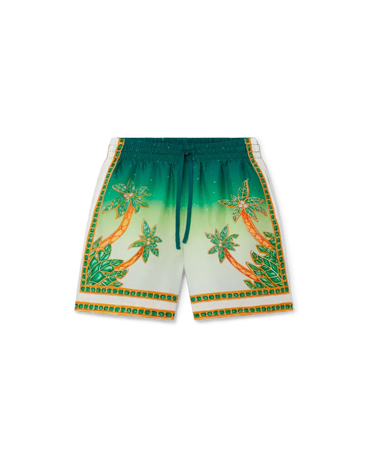 Joyaux D'Afrique Silk Shorts | Casablanca Paris | Image 1