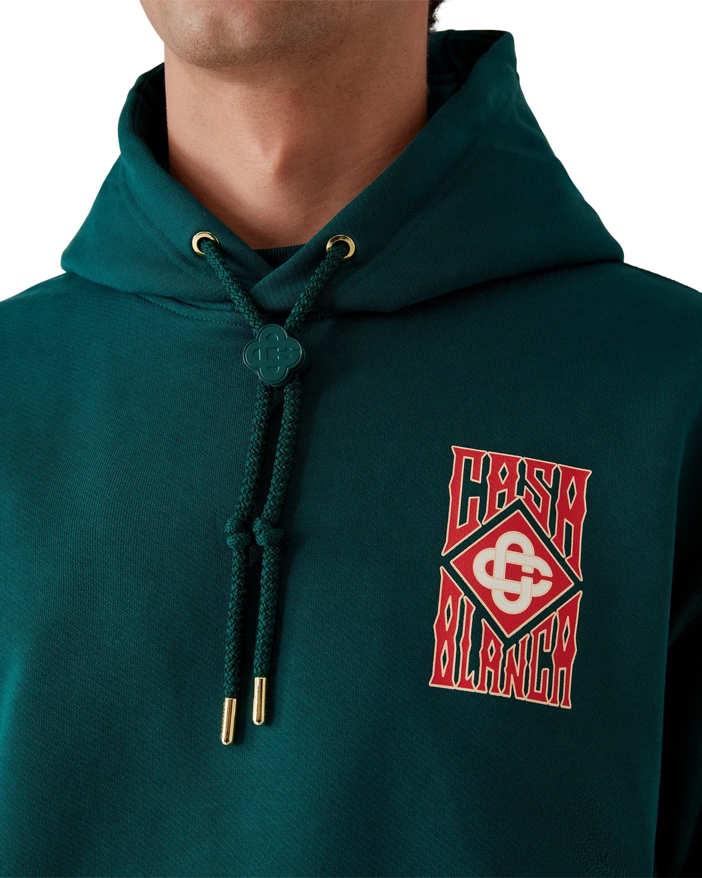 Gothic Logo Hooded Sweatshirt | Casablanca Paris | Image 5