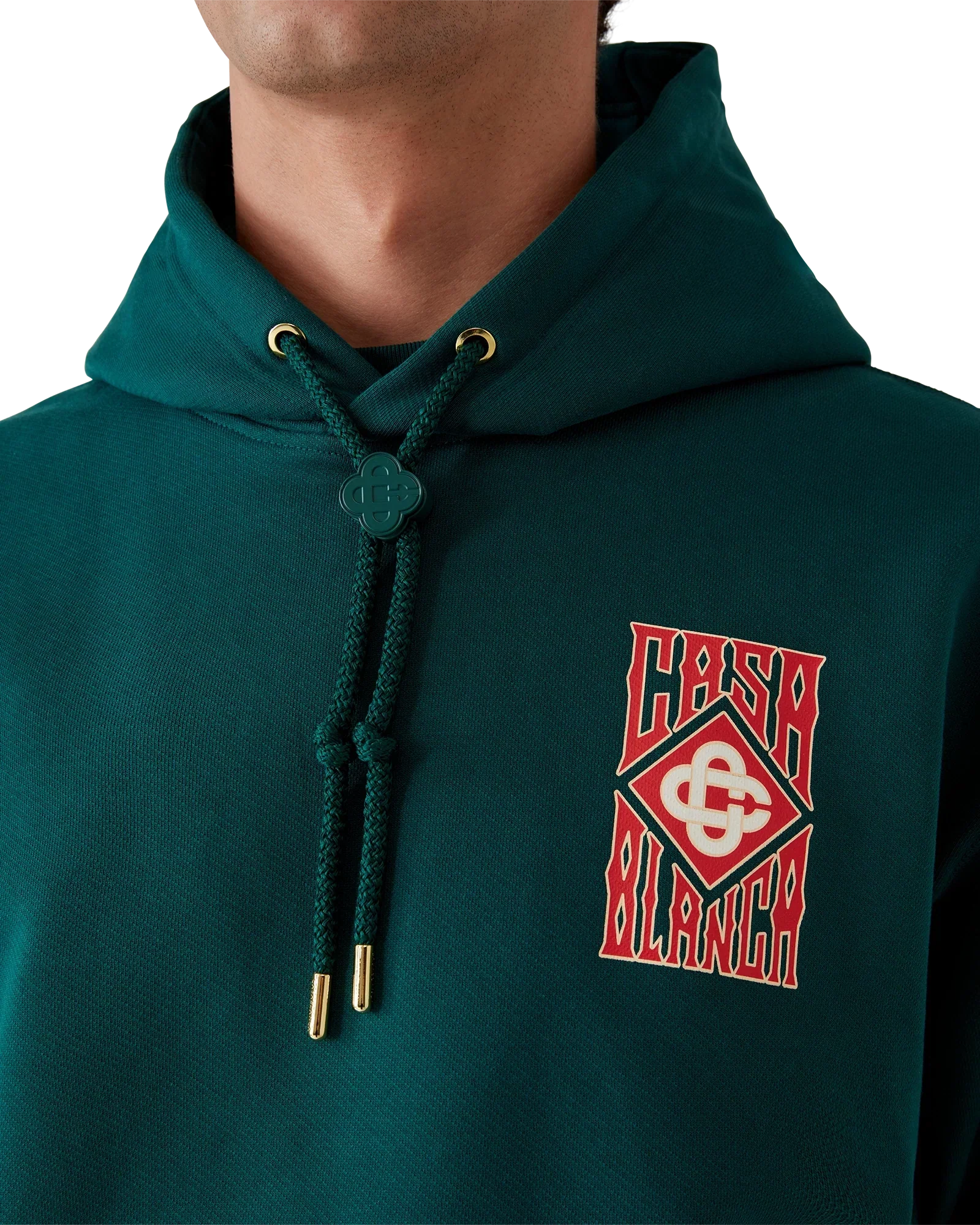 Gothic Logo Hooded Sweatshirt | Casablanca Paris | Image 5