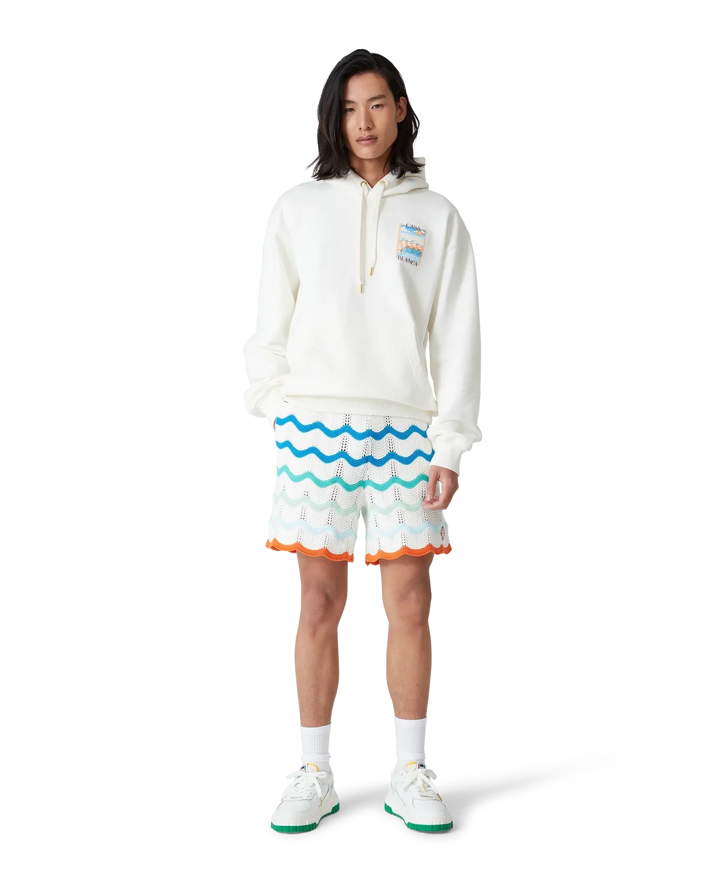 Surreal Pool Hooded Sweatshirt | Casablanca Paris | Image 2