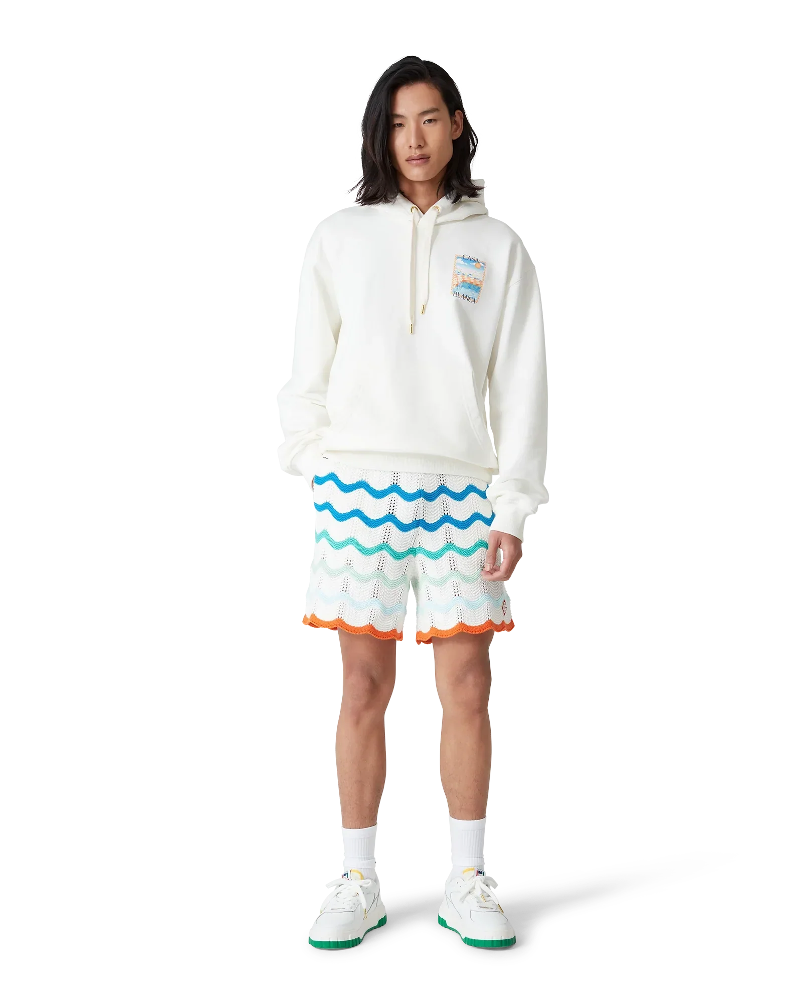 Surreal Pool Hooded Sweatshirt | Casablanca Paris | Image 2