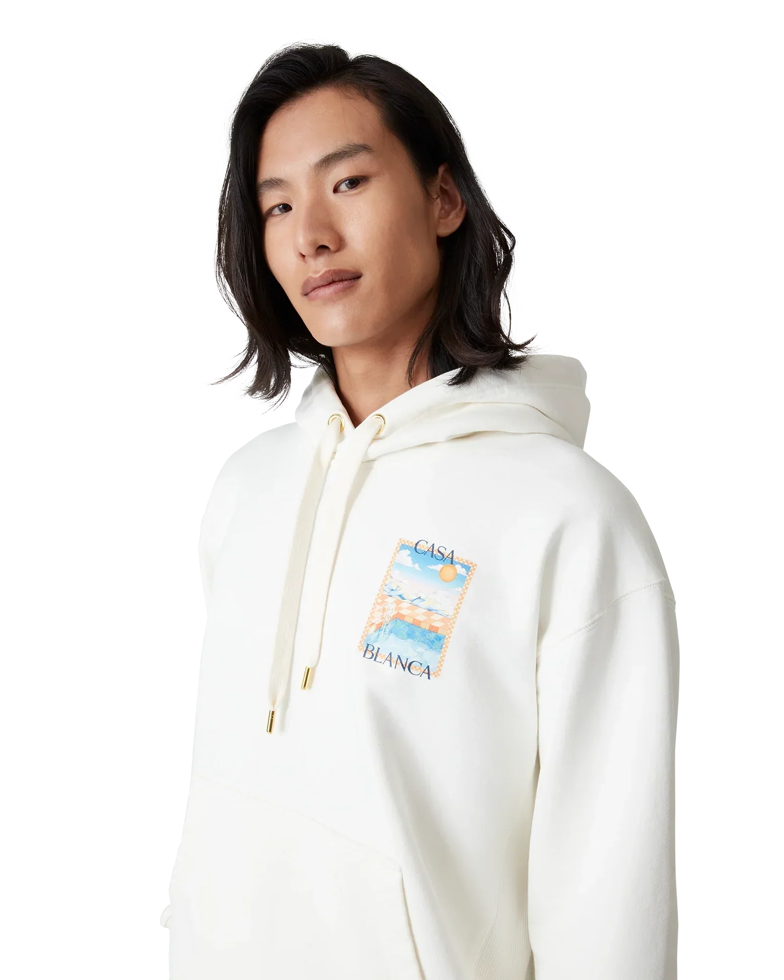Surreal Pool Hooded Sweatshirt | Casablanca Paris | Image 5