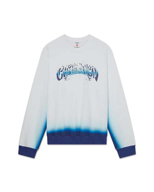 Blue Fade Sweatshirt | Casablanca Paris | Image 1