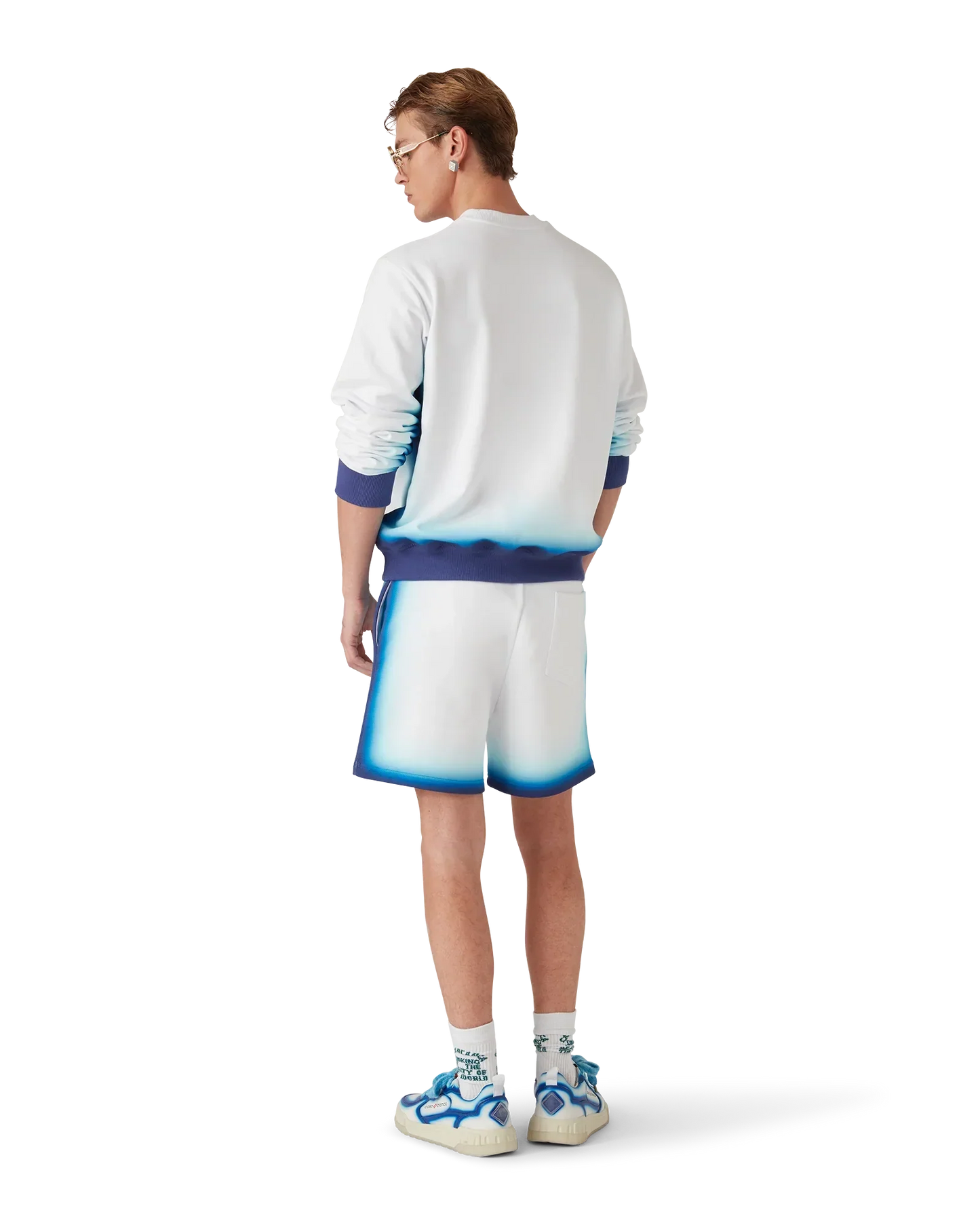 Blue Fade Sweatshirt | Casablanca Paris | Image 3