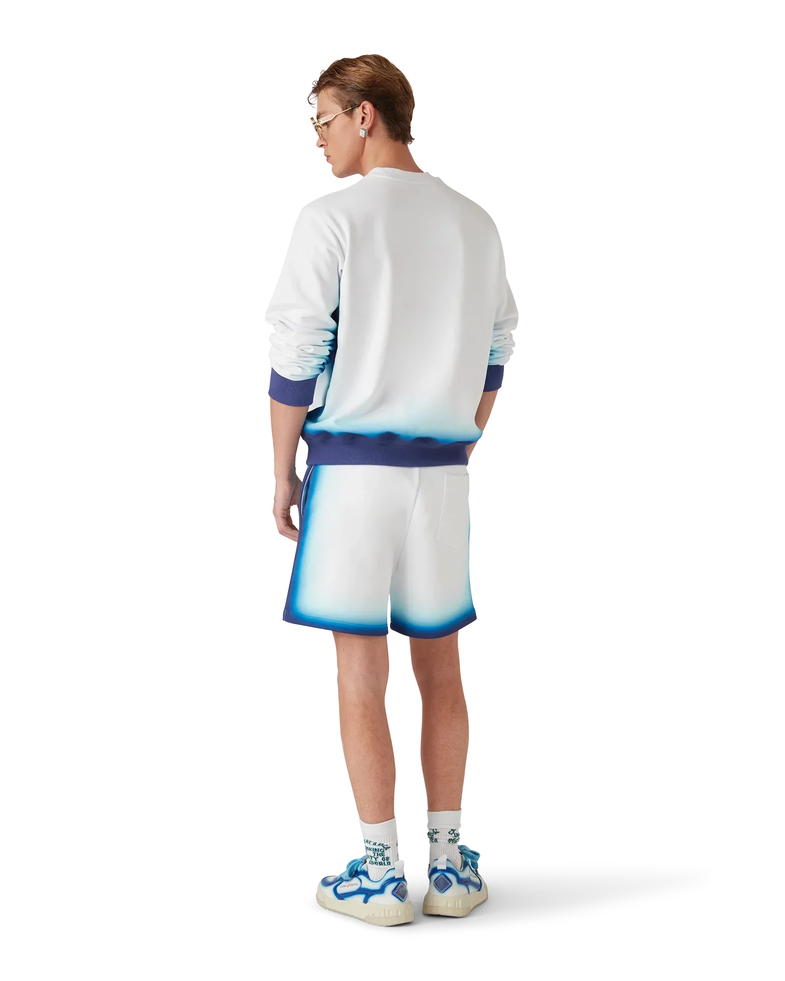Blue Fade Sweatshirt | Casablanca Paris | Image 3
