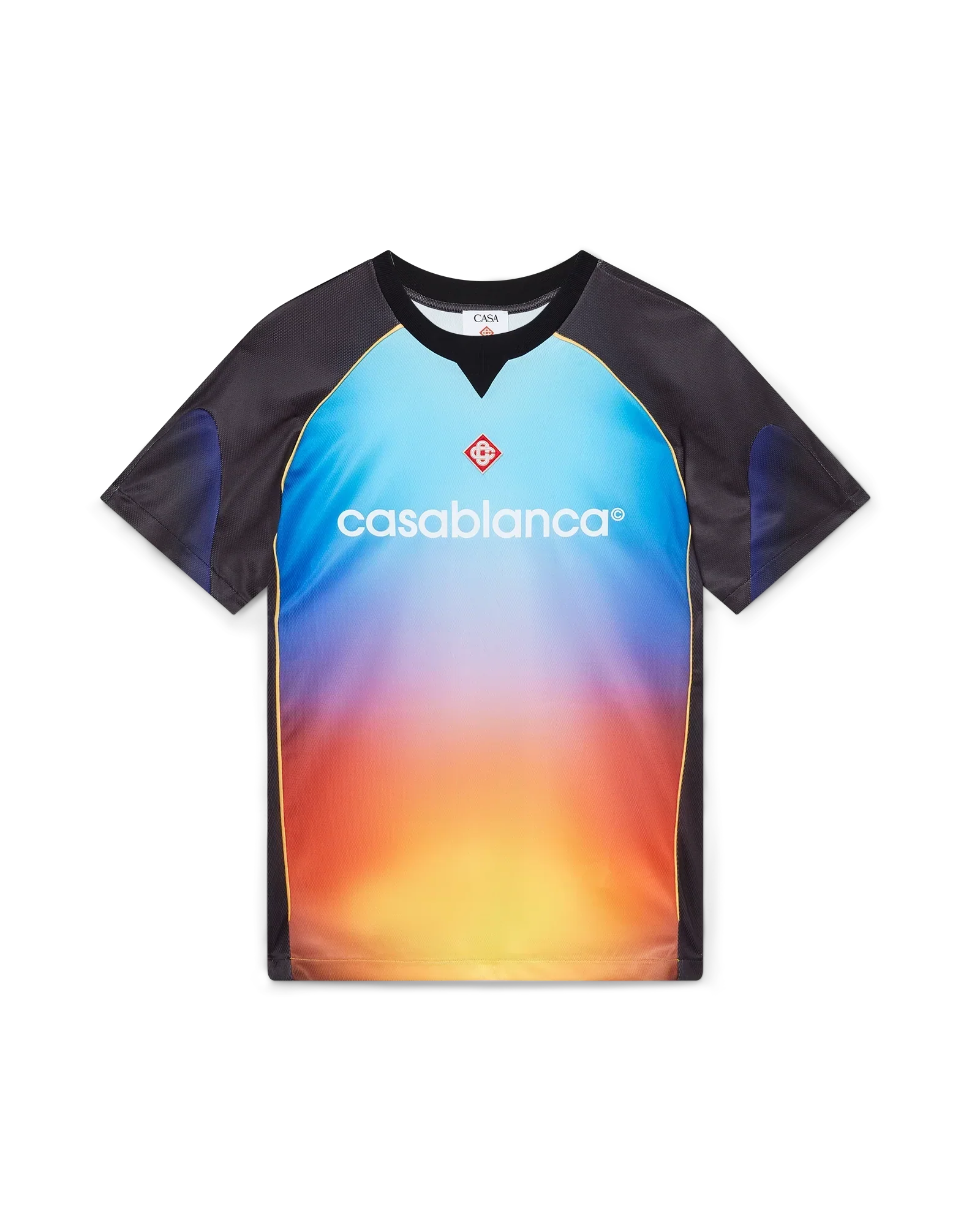 Gradient Short Sleeve Football Shirt | Casablanca Paris | Image 1