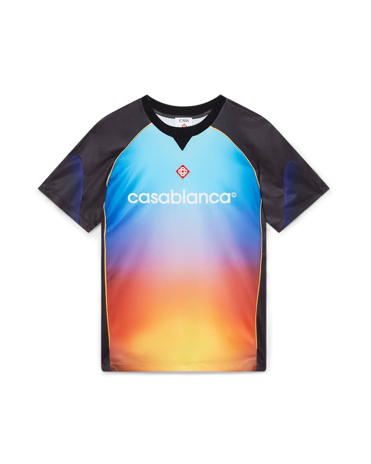Gradient Short Sleeve Football Shirt | Casablanca Paris | Image 1