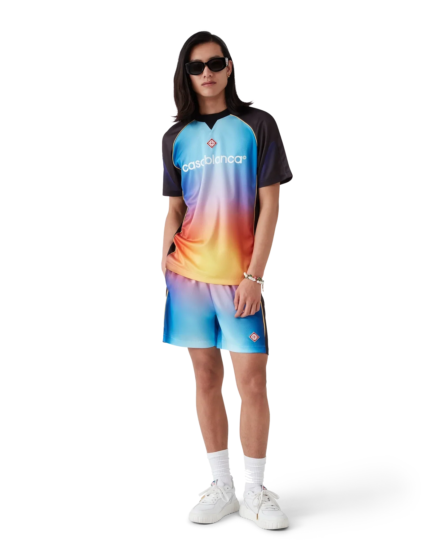 Gradient Short Sleeve Football Shirt | Casablanca Paris | Image 2