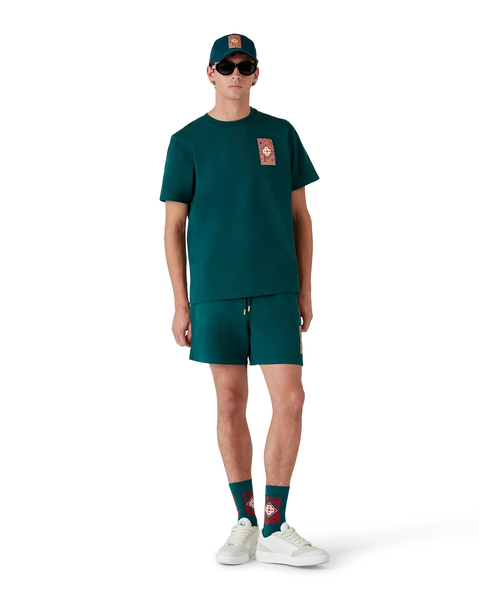 Gothic Logo Sweatshorts | Casablanca Paris | Image 2