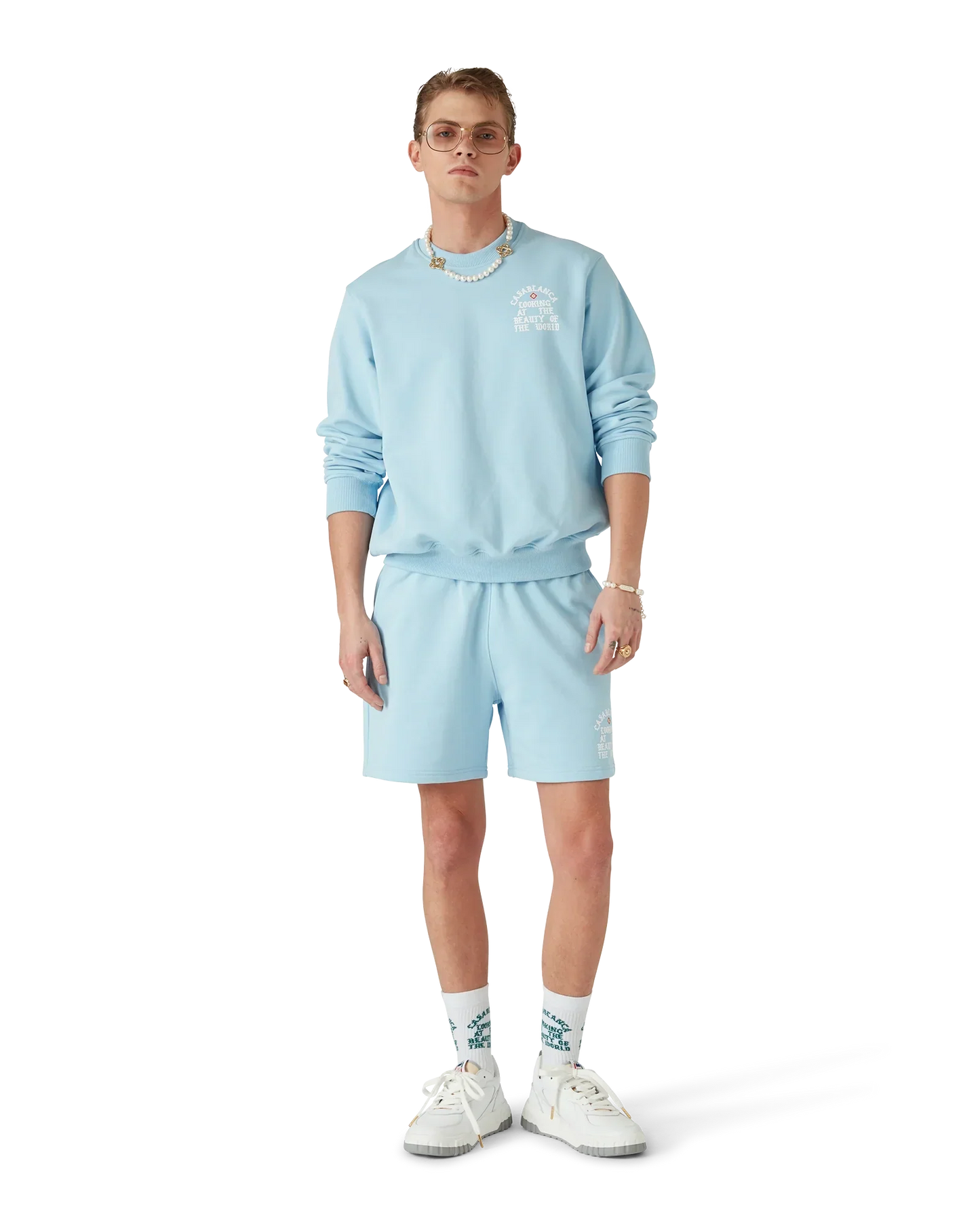 Beauty Of The World Sweatshorts | Casablanca Paris | Image 2