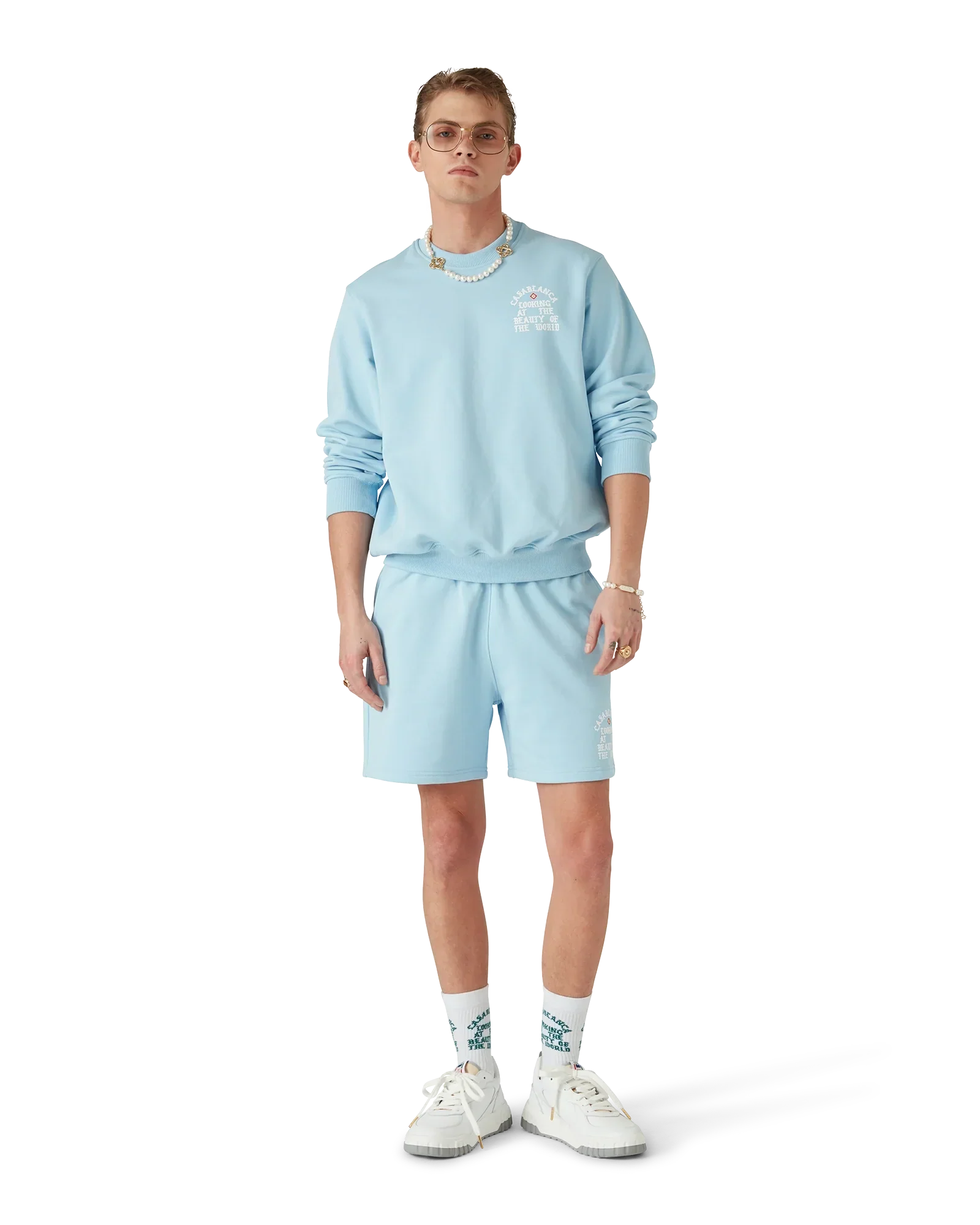 Beauty Of The World Sweatshorts | Casablanca Paris | Image 2