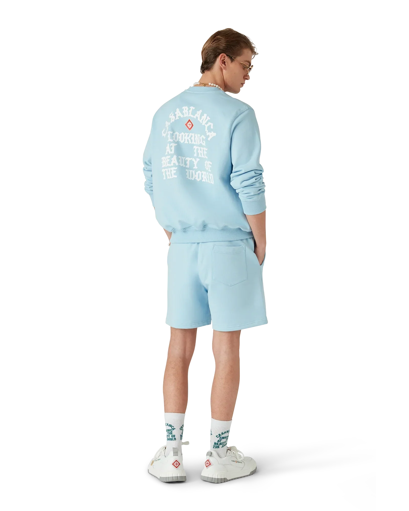 Beauty Of The World Sweatshorts | Casablanca Paris | Image 3