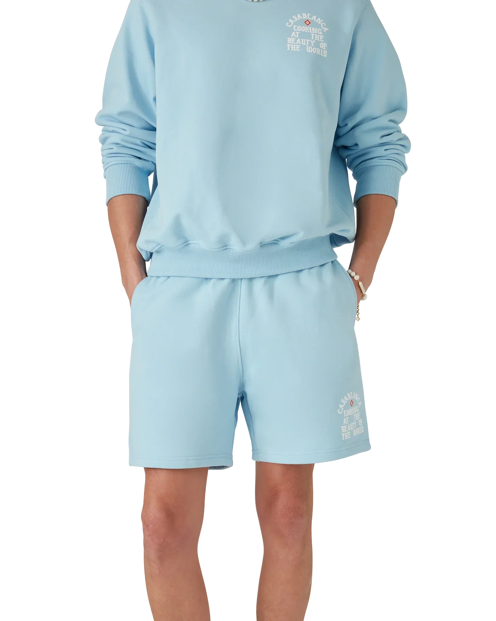 Beauty Of The World Sweatshorts | Casablanca Paris | Image 5