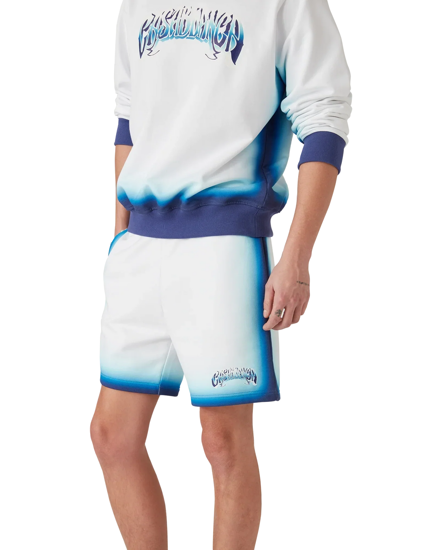 Blue Fade Sweatshorts | Casablanca Paris | Image 4