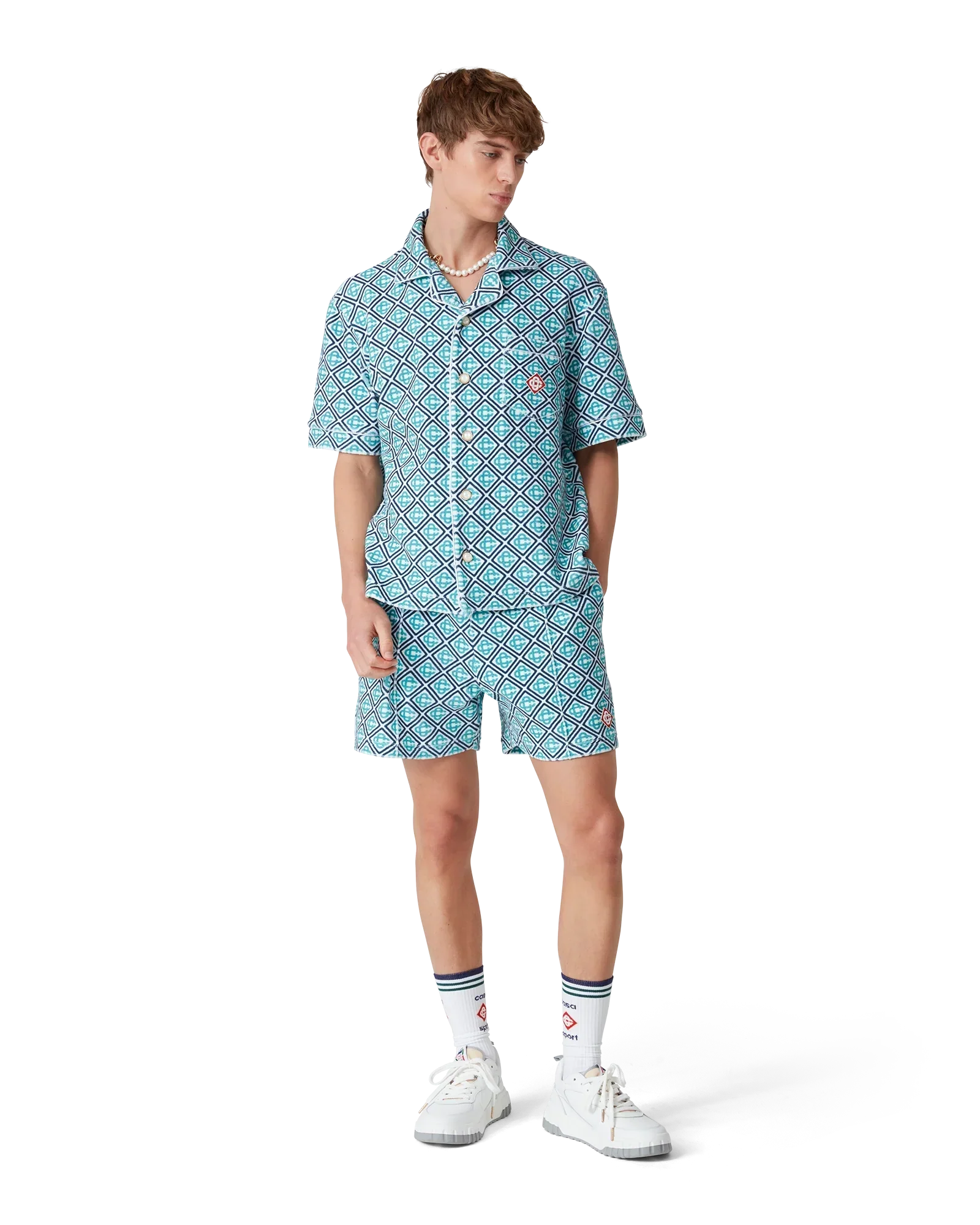 Monogram Towelling Shorts | Casablanca Paris | Image 2
