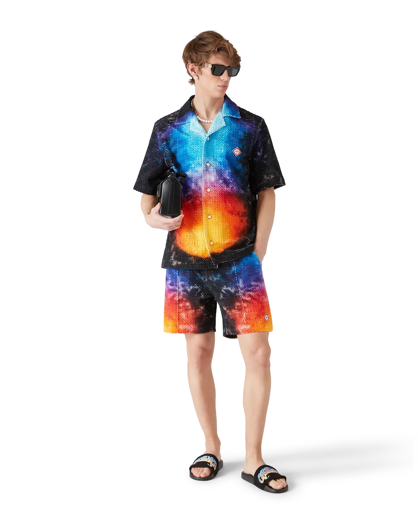 Gradient Towelling Shorts | Casablanca Paris | Image 2