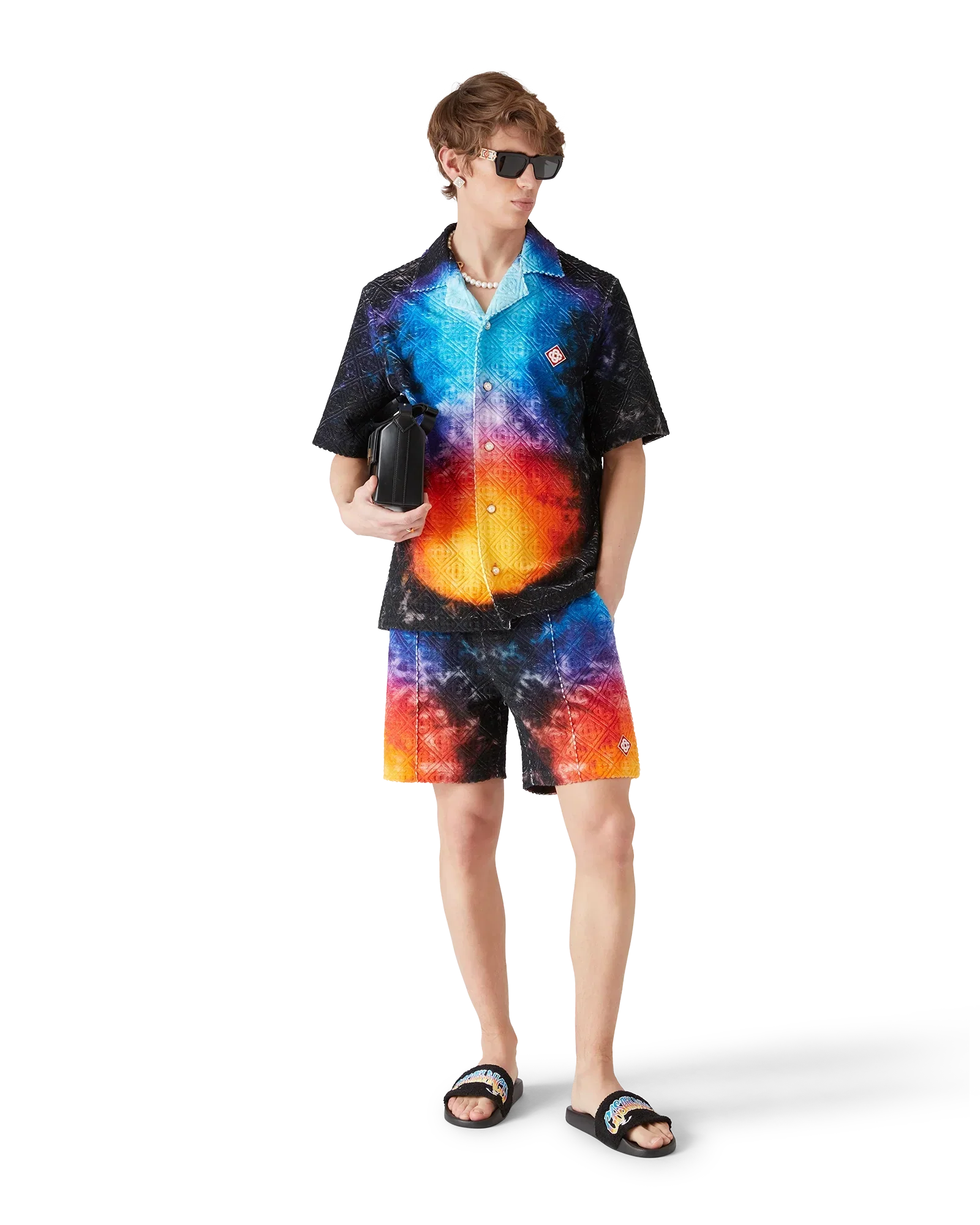 Gradient Towelling Shorts | Casablanca Paris | Image 2