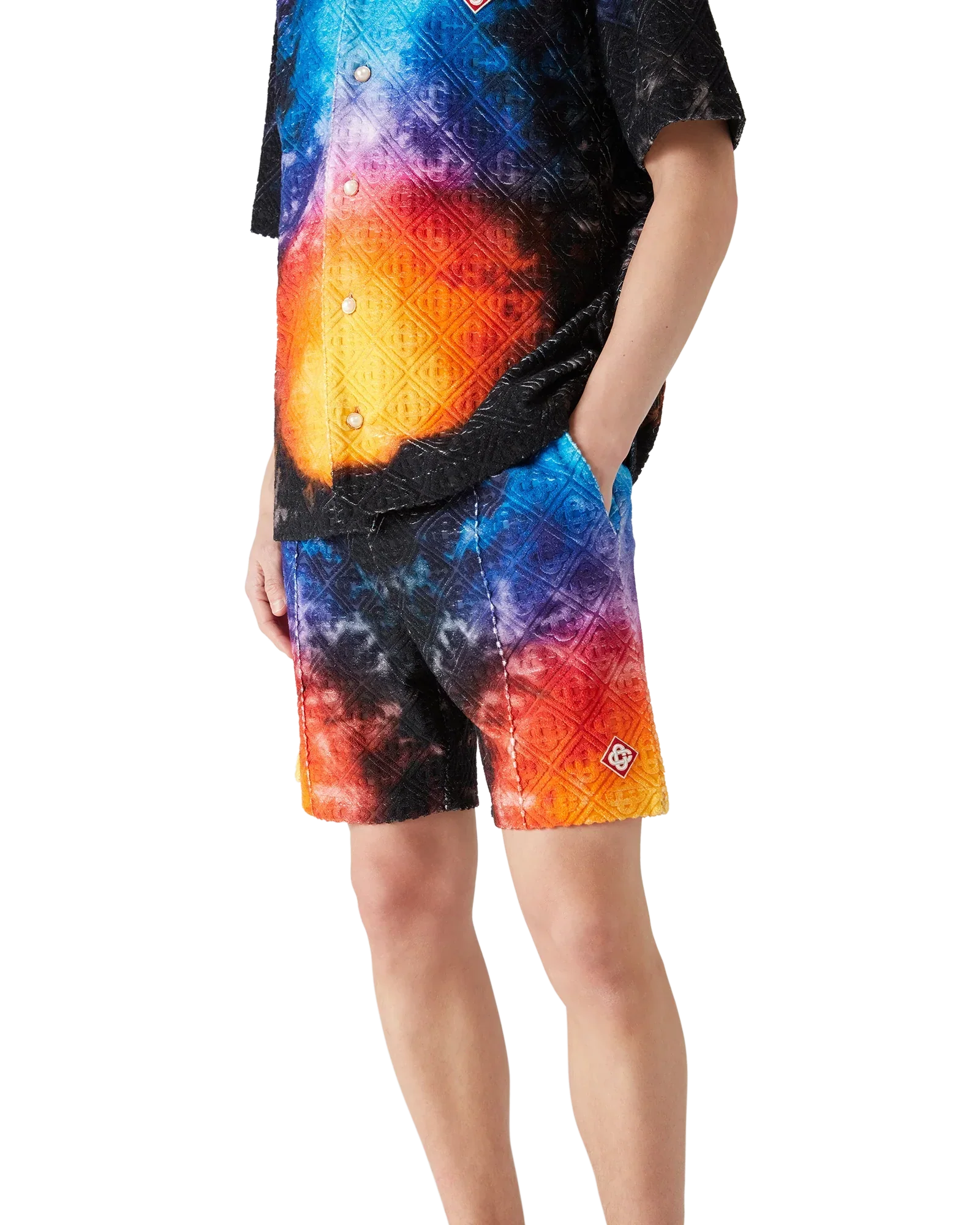 Gradient Towelling Shorts | Casablanca Paris | Image 3