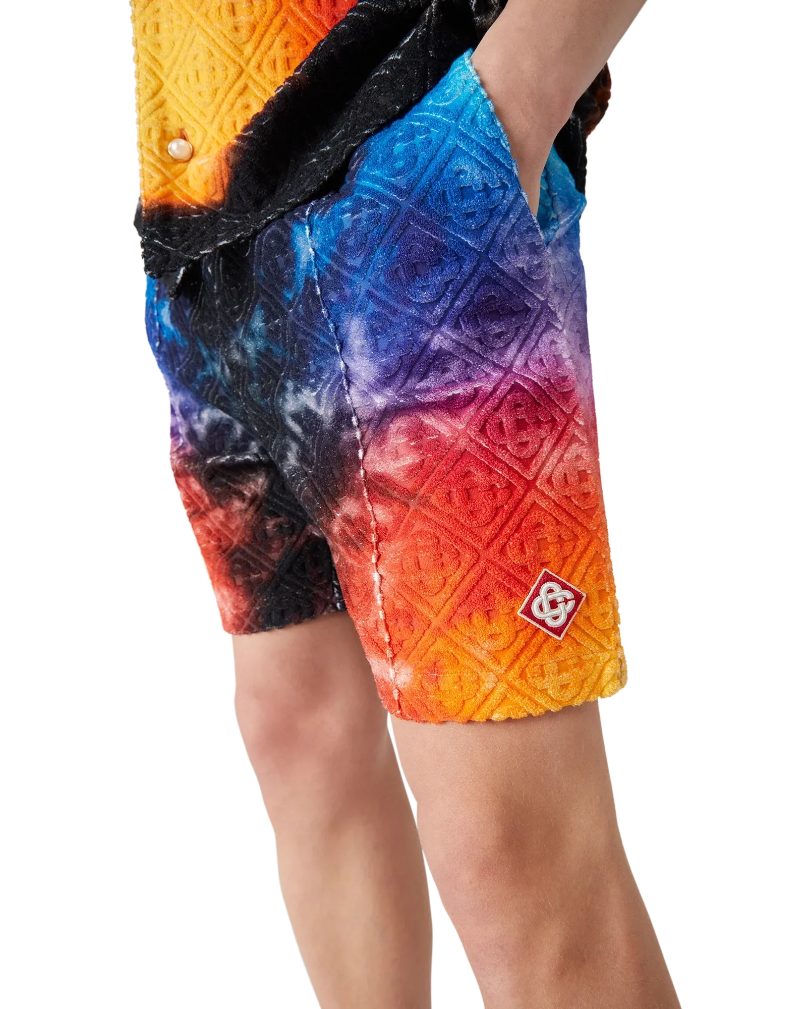 Gradient Towelling Shorts | Casablanca Paris | Image 4
