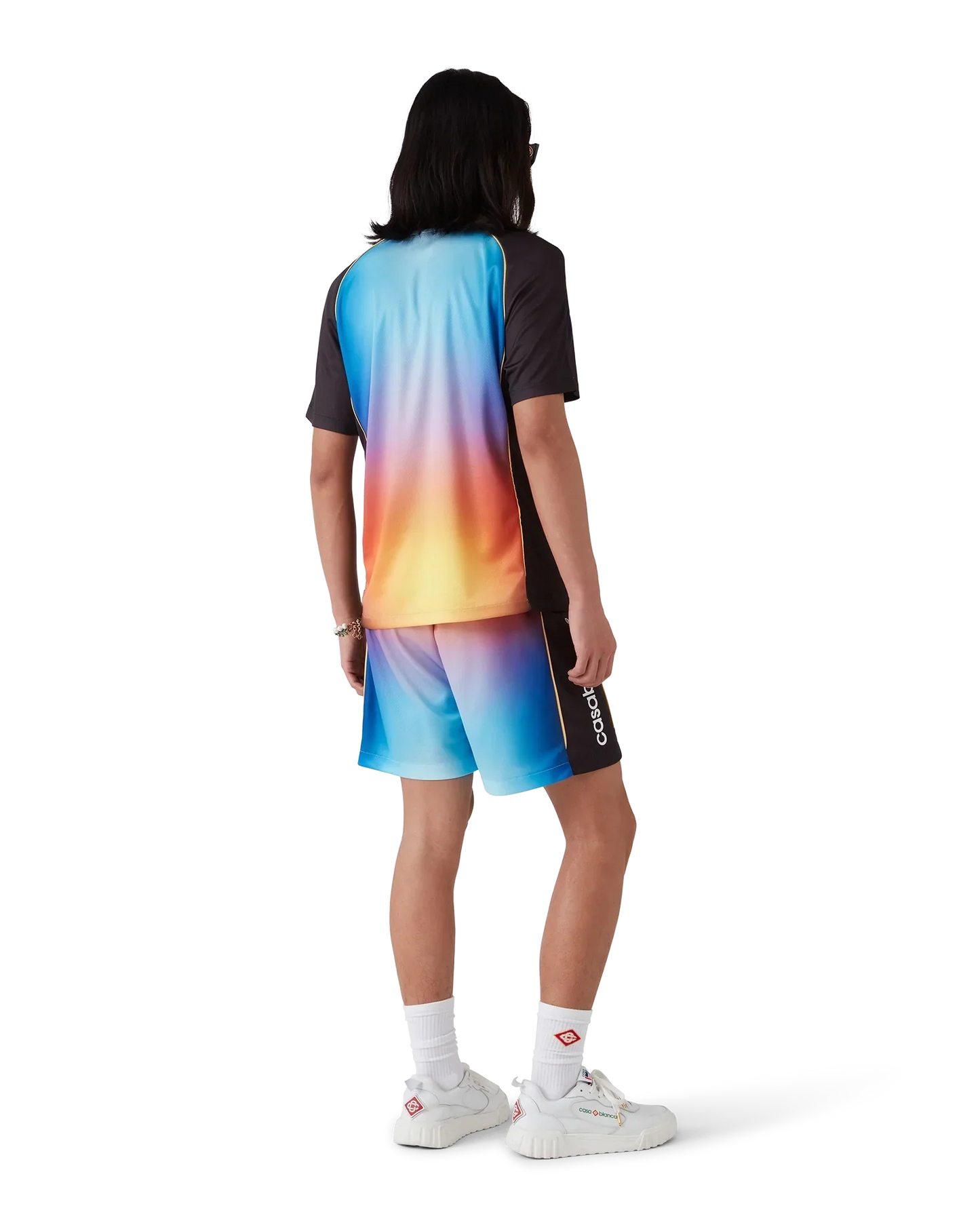 Gradient Football Shorts | Casablanca Paris | Image 3