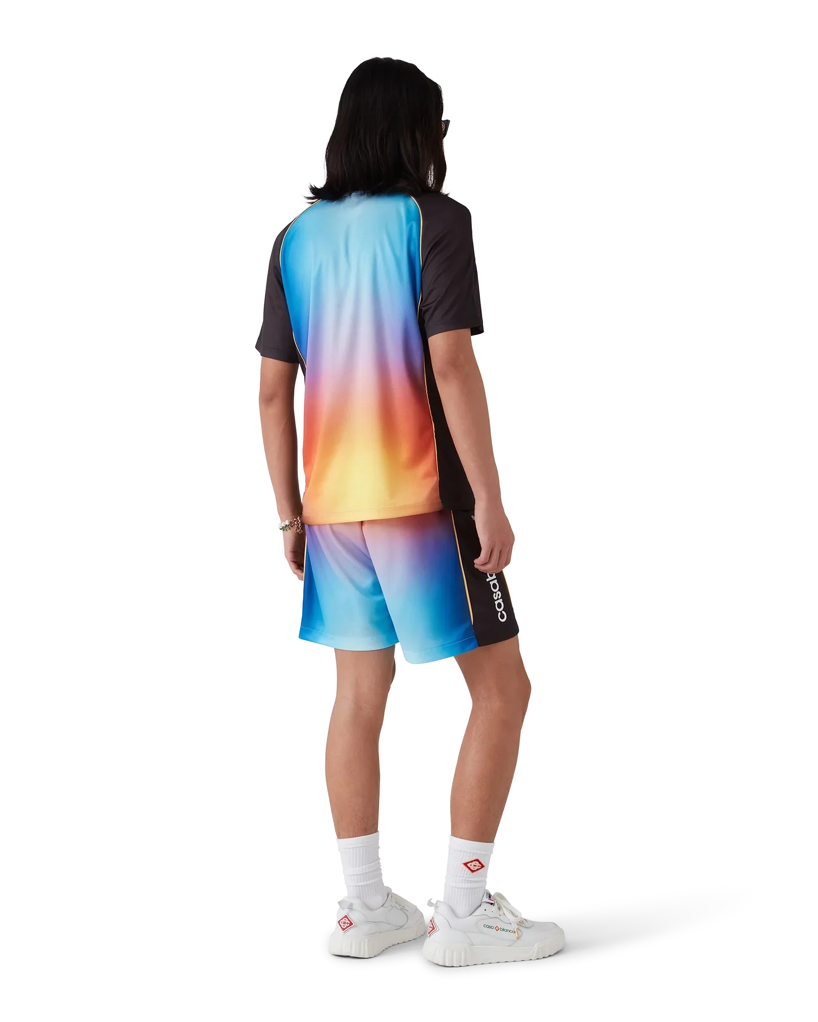 Gradient Football Shorts | Casablanca Paris | Image 3