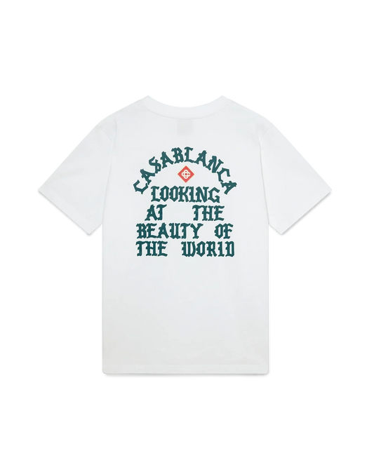 Beauty Of The World Short Sleeve T-Shirt | Casablanca Paris | Image 1