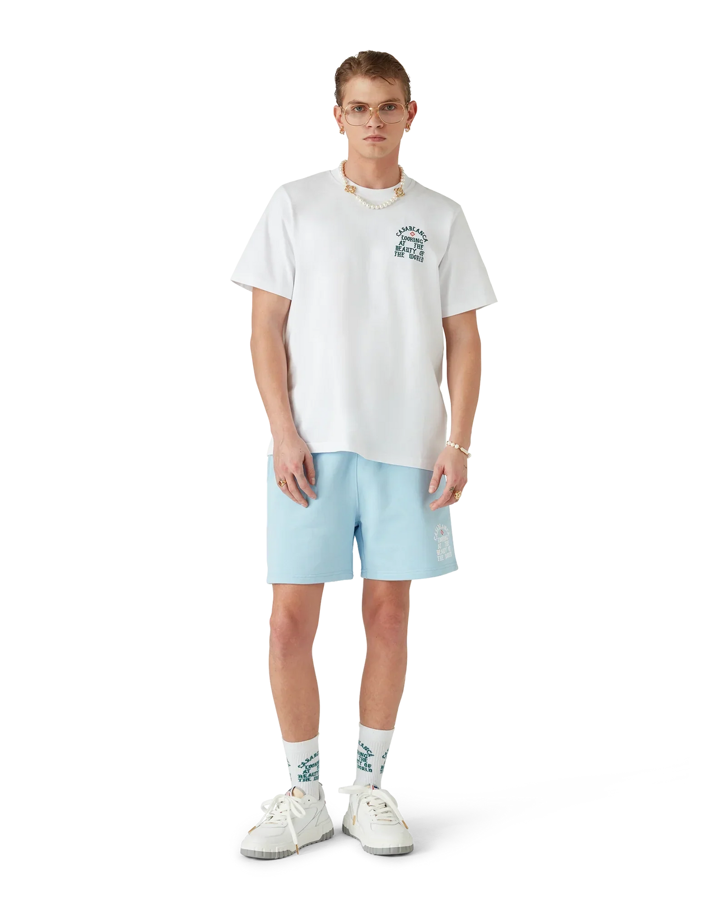 Beauty Of The World Short Sleeve T-Shirt | Casablanca Paris | Image 2