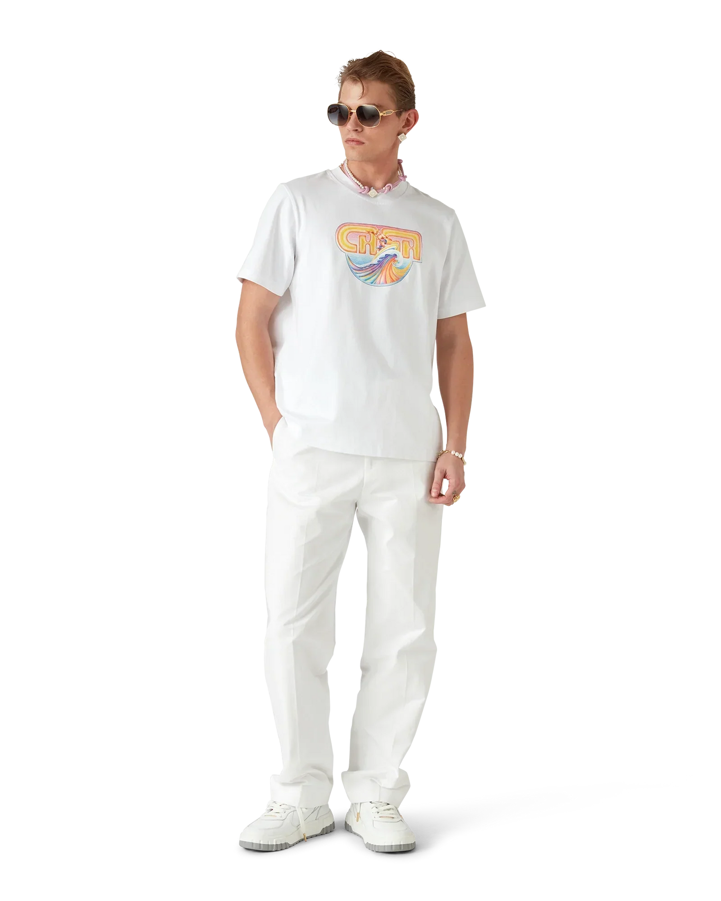 Casa Surf Short Sleeve T-Shirt | Casablanca Paris | Image 2