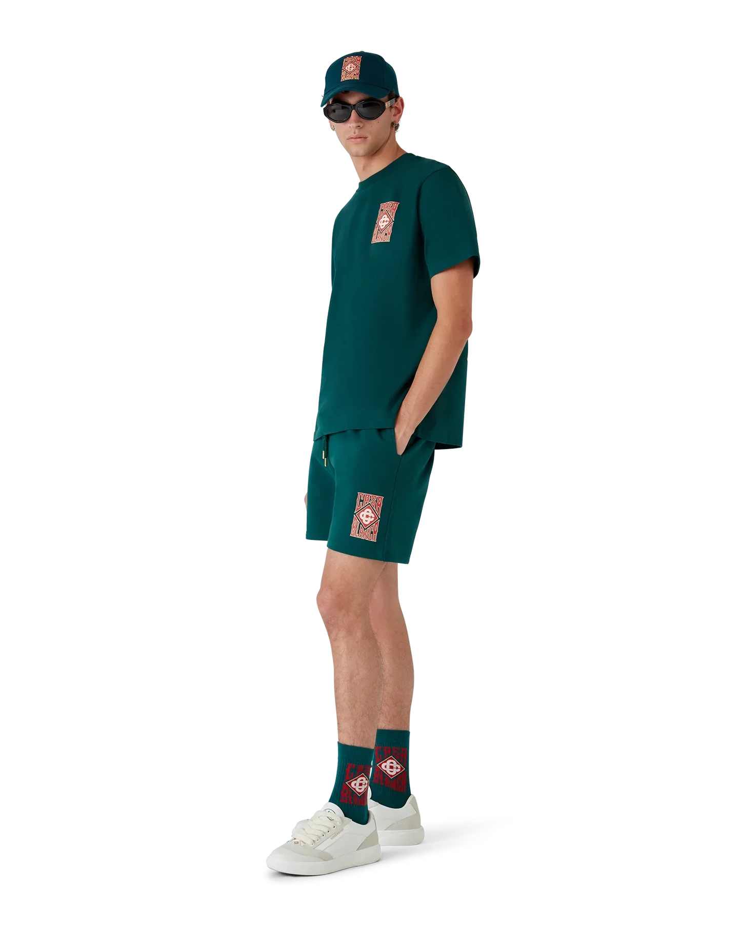 Gothic Logo Short Sleeve T-Shirt | Casablanca Paris | Image 2