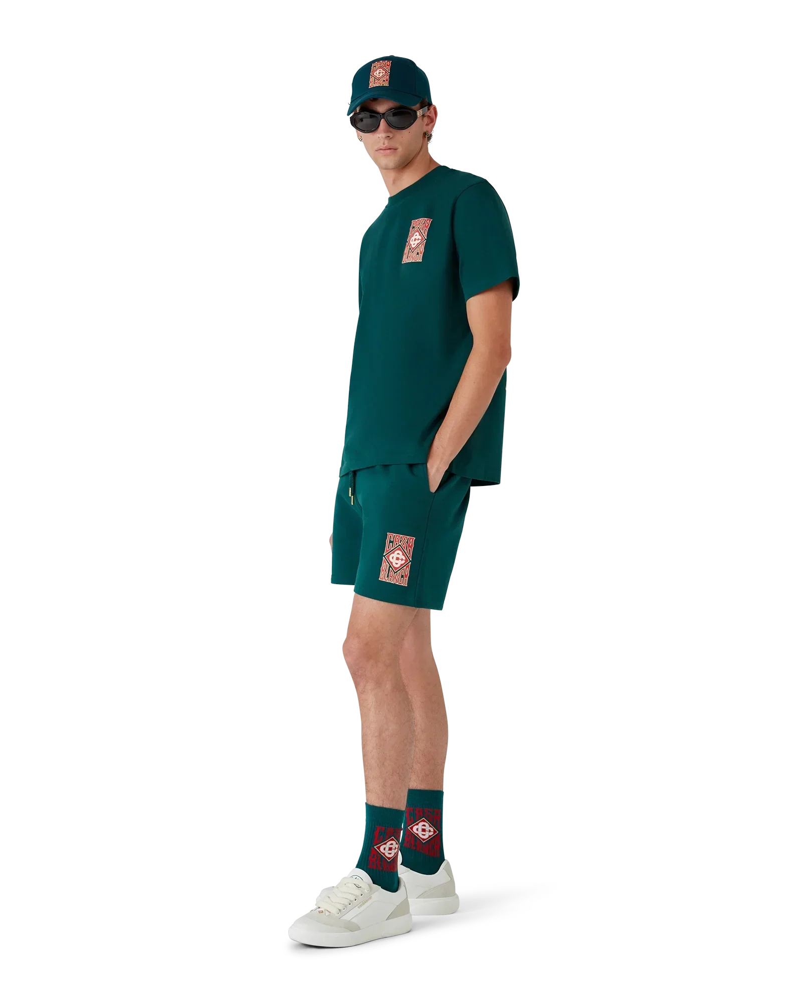 Gothic Logo Short Sleeve T-Shirt | Casablanca Paris | Image 2