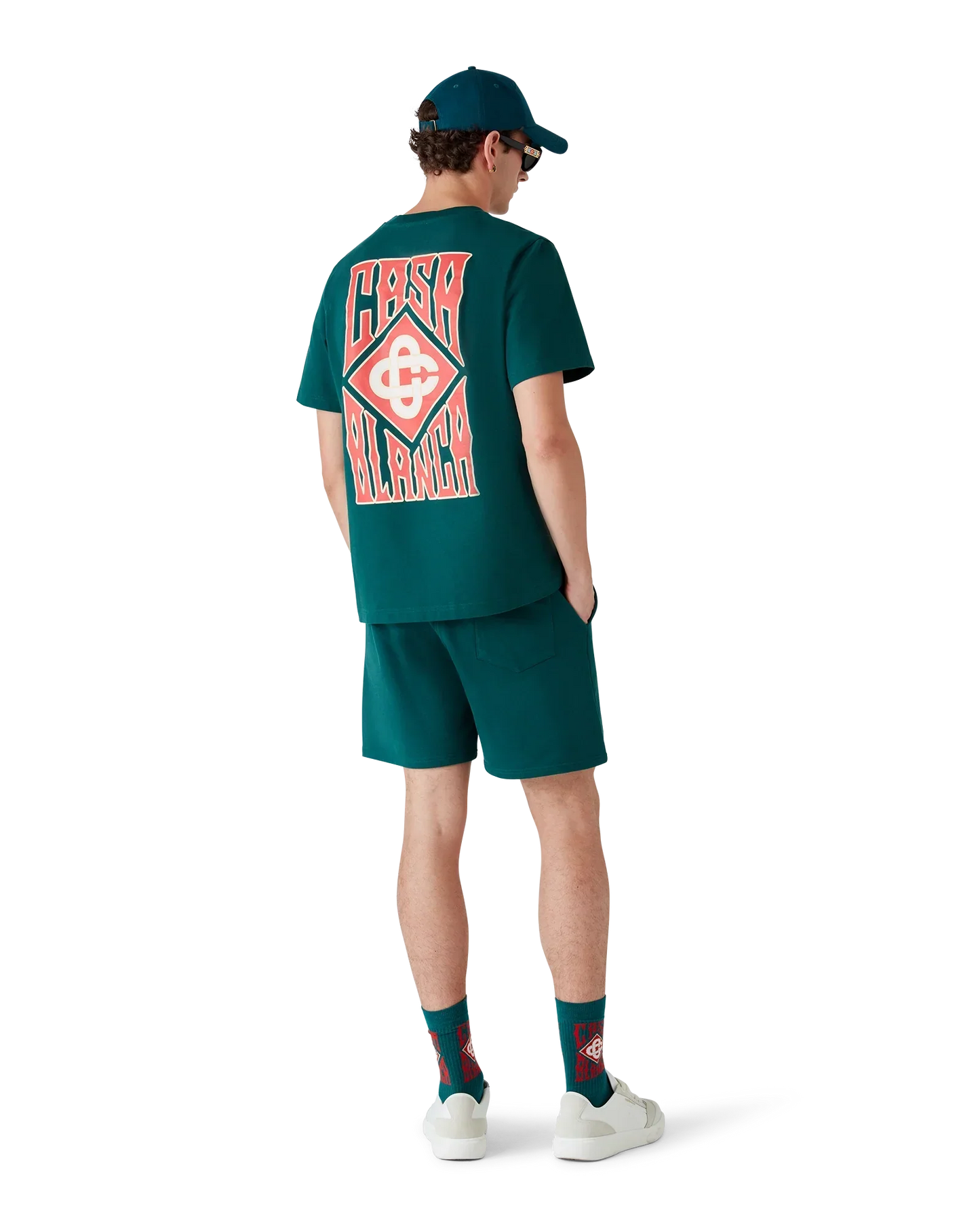 Gothic Logo Short Sleeve T-Shirt | Casablanca Paris | Image 3