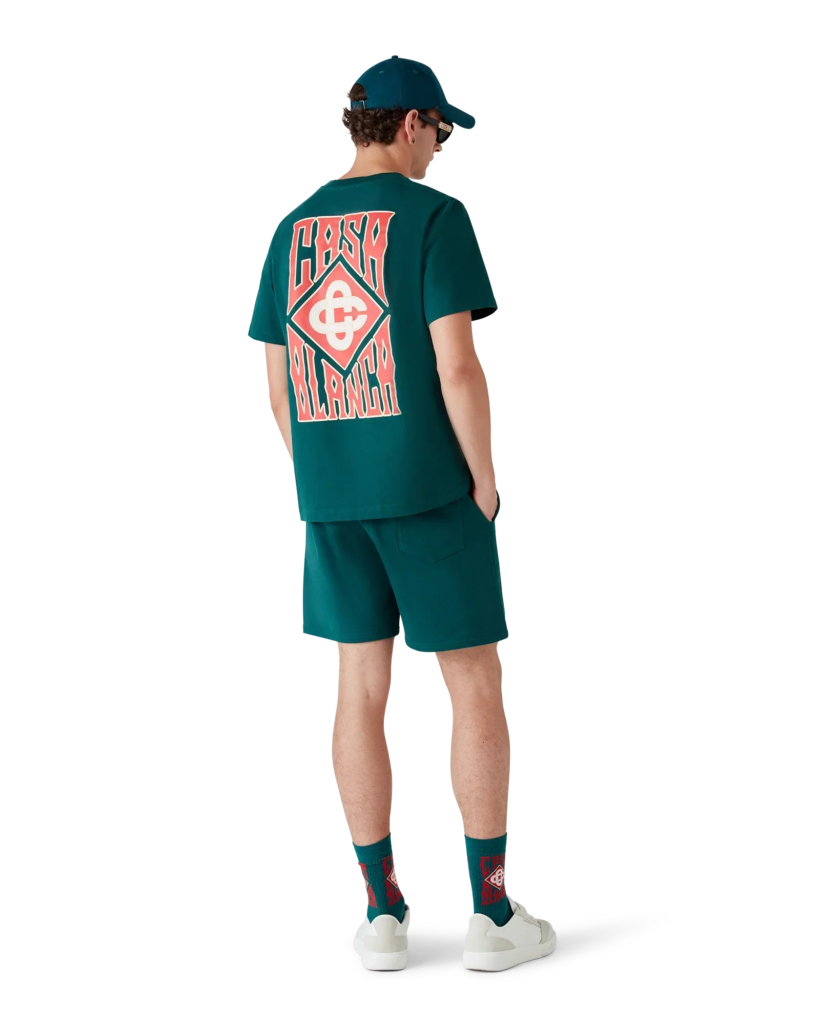 Gothic Logo Short Sleeve T-Shirt | Casablanca Paris | Image 3