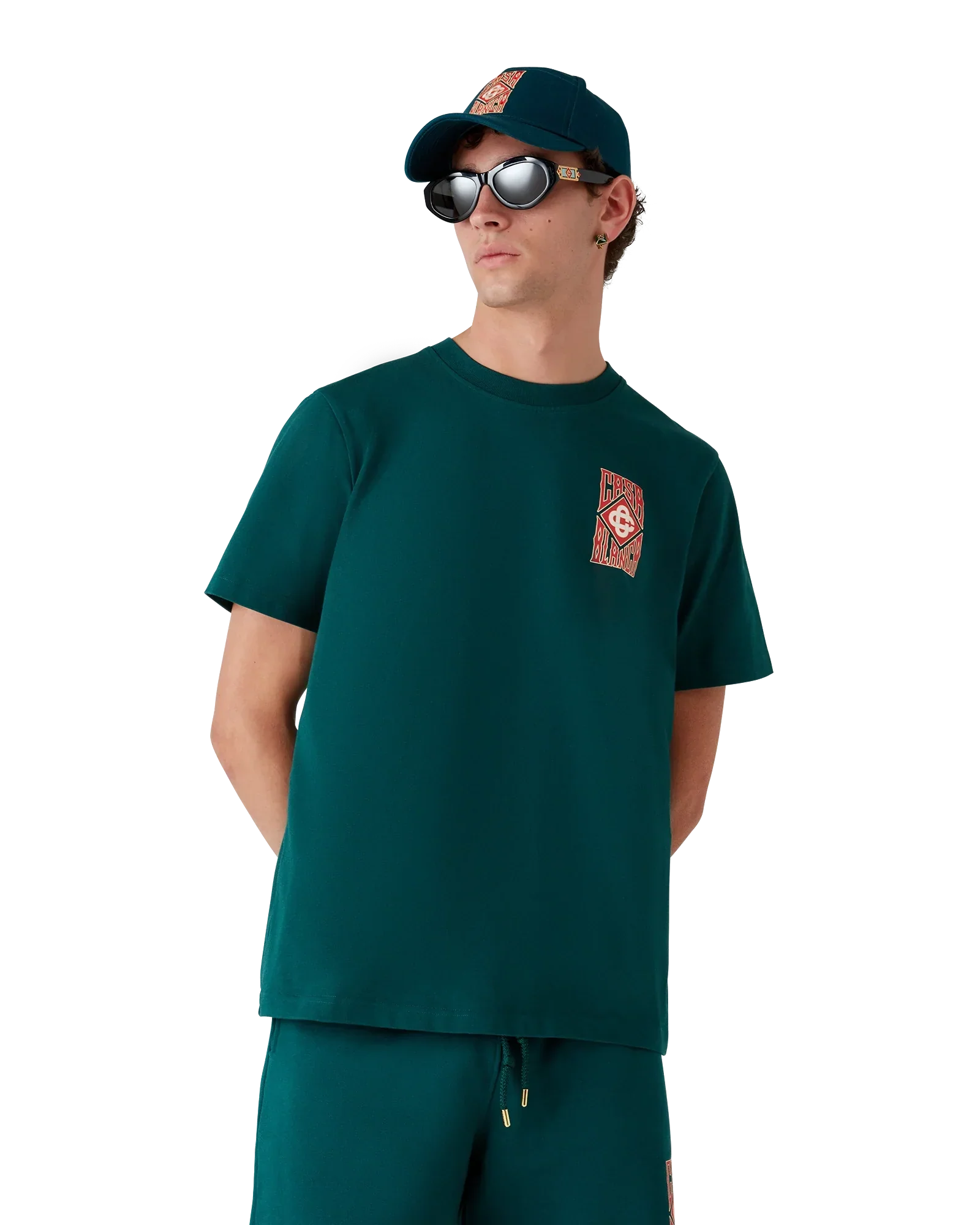 Gothic Logo Short Sleeve T-Shirt | Casablanca Paris | Image 4