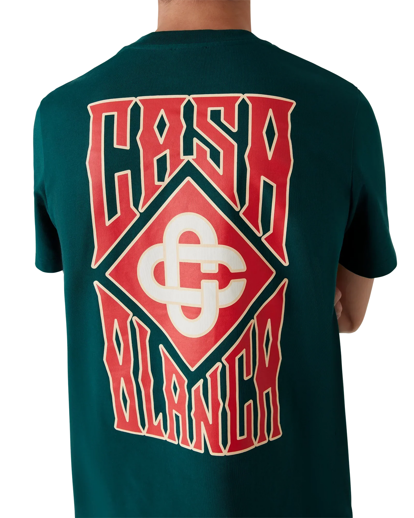 Gothic Logo Short Sleeve T-Shirt | Casablanca Paris | Image 5