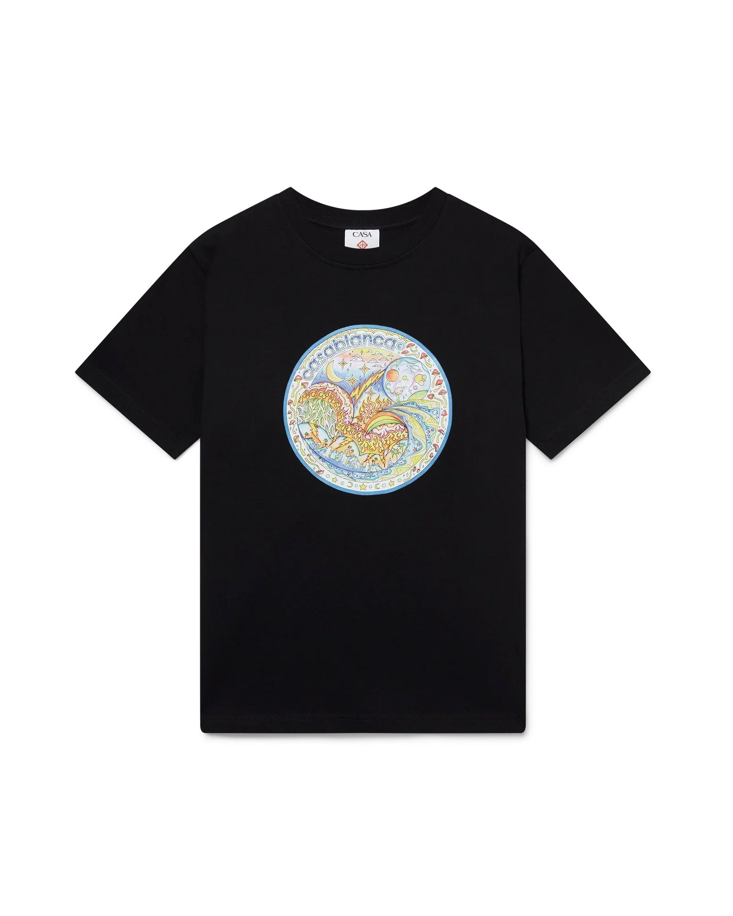 The Four Elements Short Sleeve T-Shirt | Casablanca Paris | Image 1